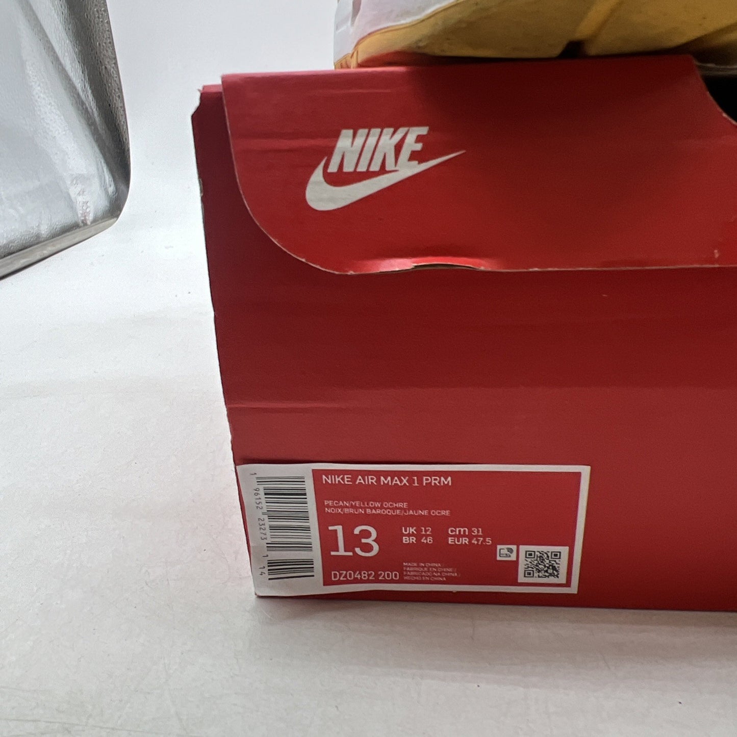 Size 13 - Nike Air Max 1 Premium Ugly Duckling - Pecan 2022 (DZ0482-200)