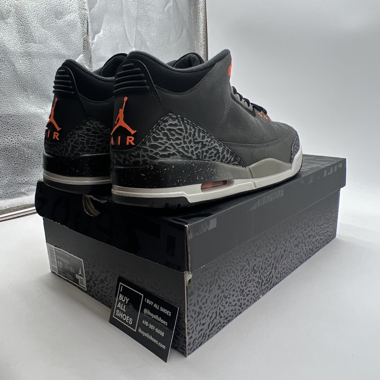 Size 11.5 - Air Jordan 3 Retro 2023 Mid Fear (CT8532-080)