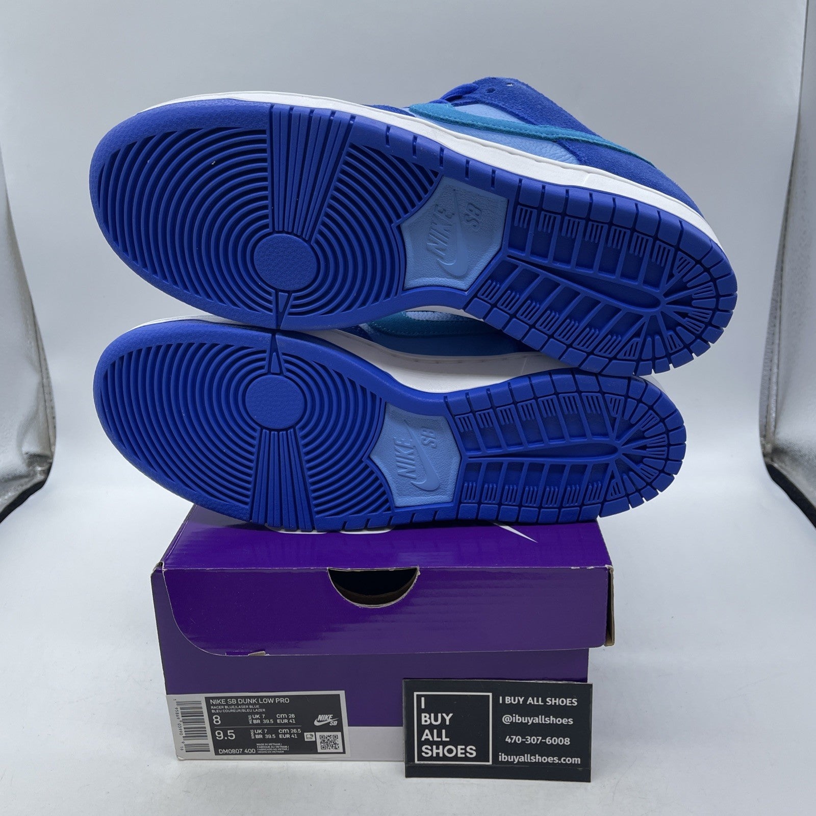 Size 8 - Nike Dunk Low Pro SB Fruity Pack - Blue Raspberry (DM0807-400)