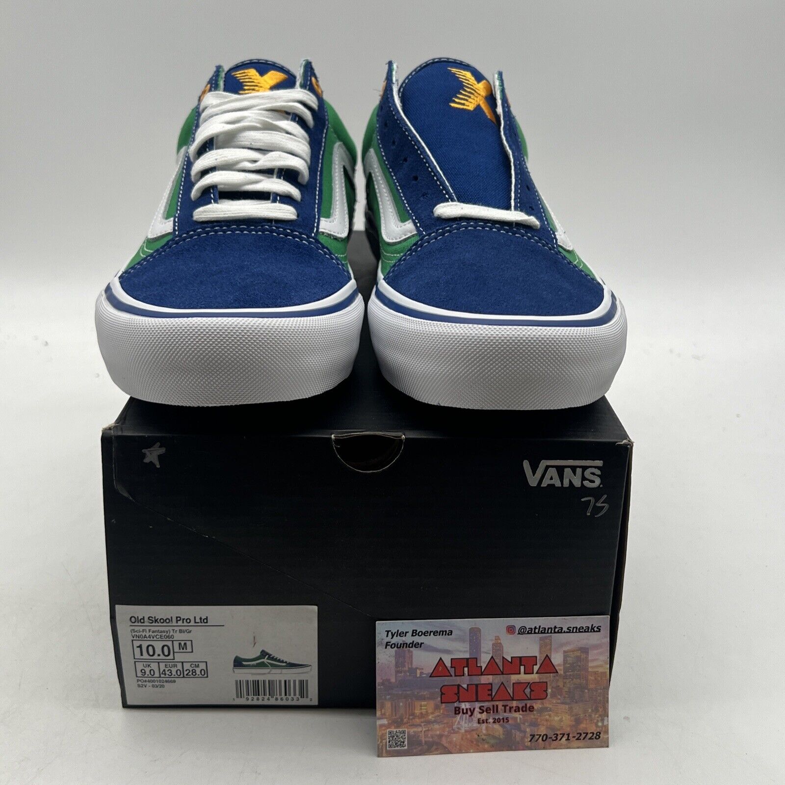 Size 10 -  Vans X Sci-FI Fantasy Old Skool Pro