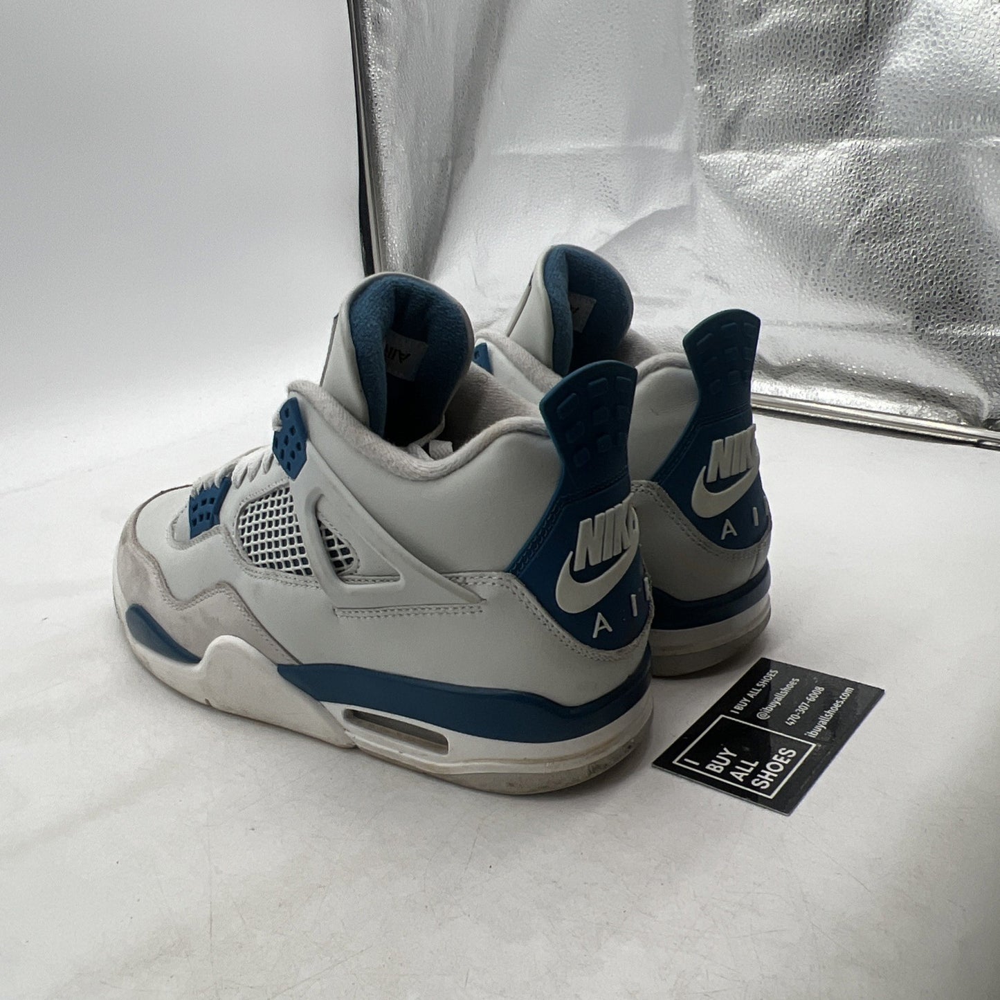 Size 9 - Air Jordan 4 Retro 2024 Military Blue (FV5029-141)