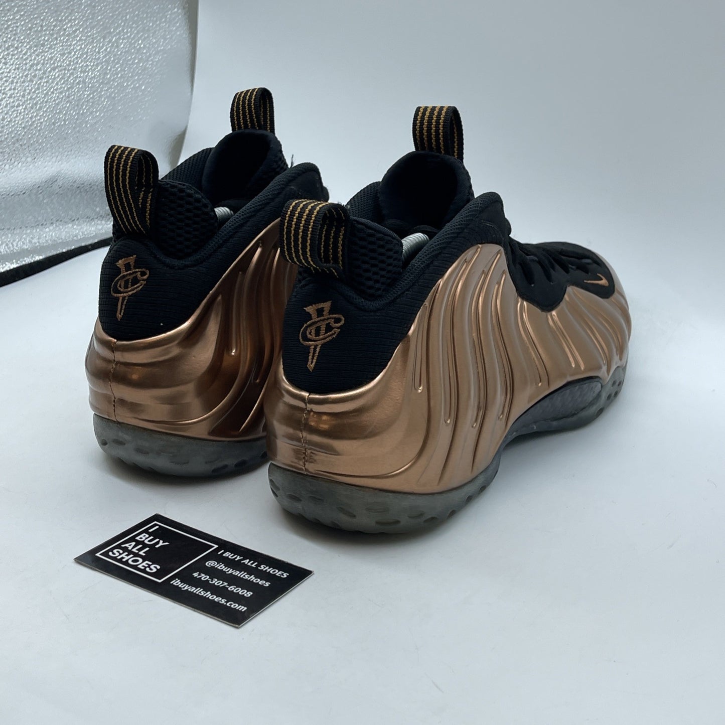 Size 11.5 - Nike Air Foamposite One 2017 Copper Black Suede (314996-007)