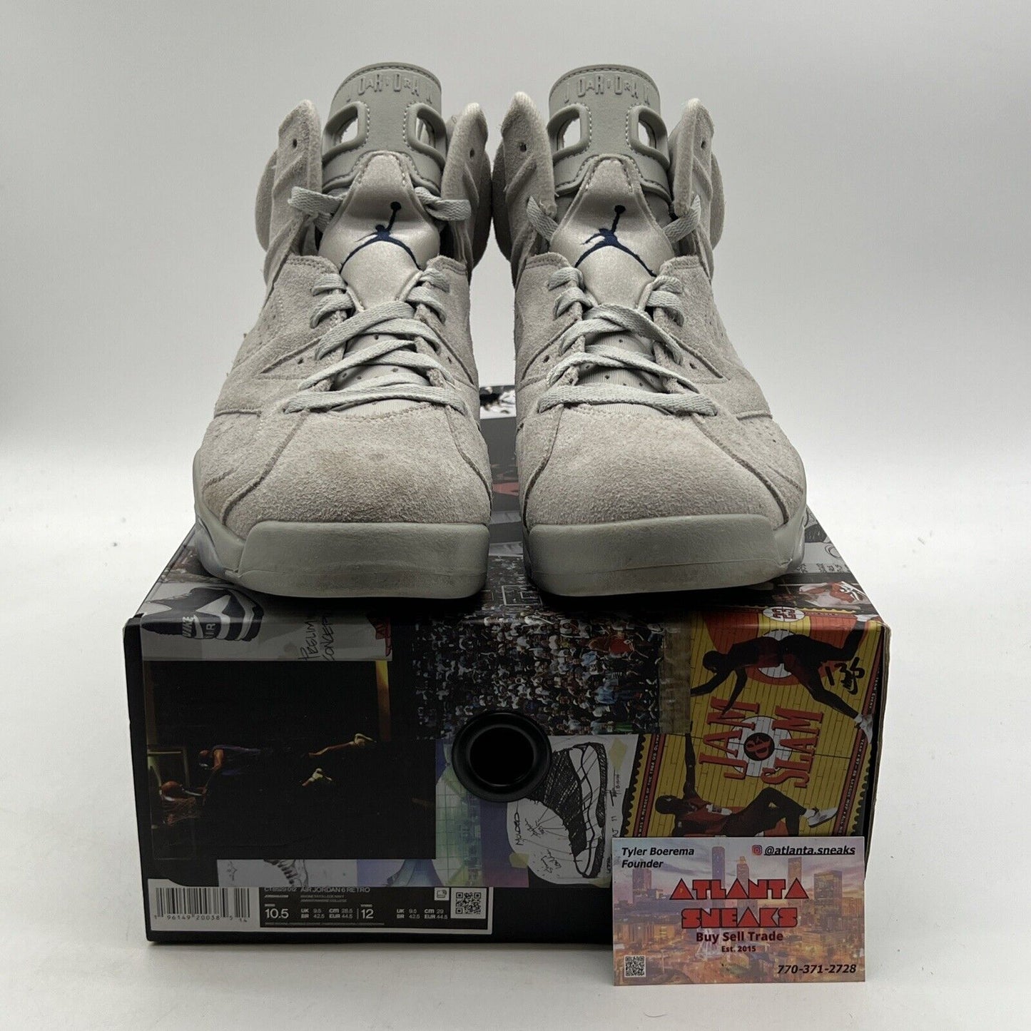 Size 10.5 - Jordan 6 Retro Mid Georgetown (CT8529-012)