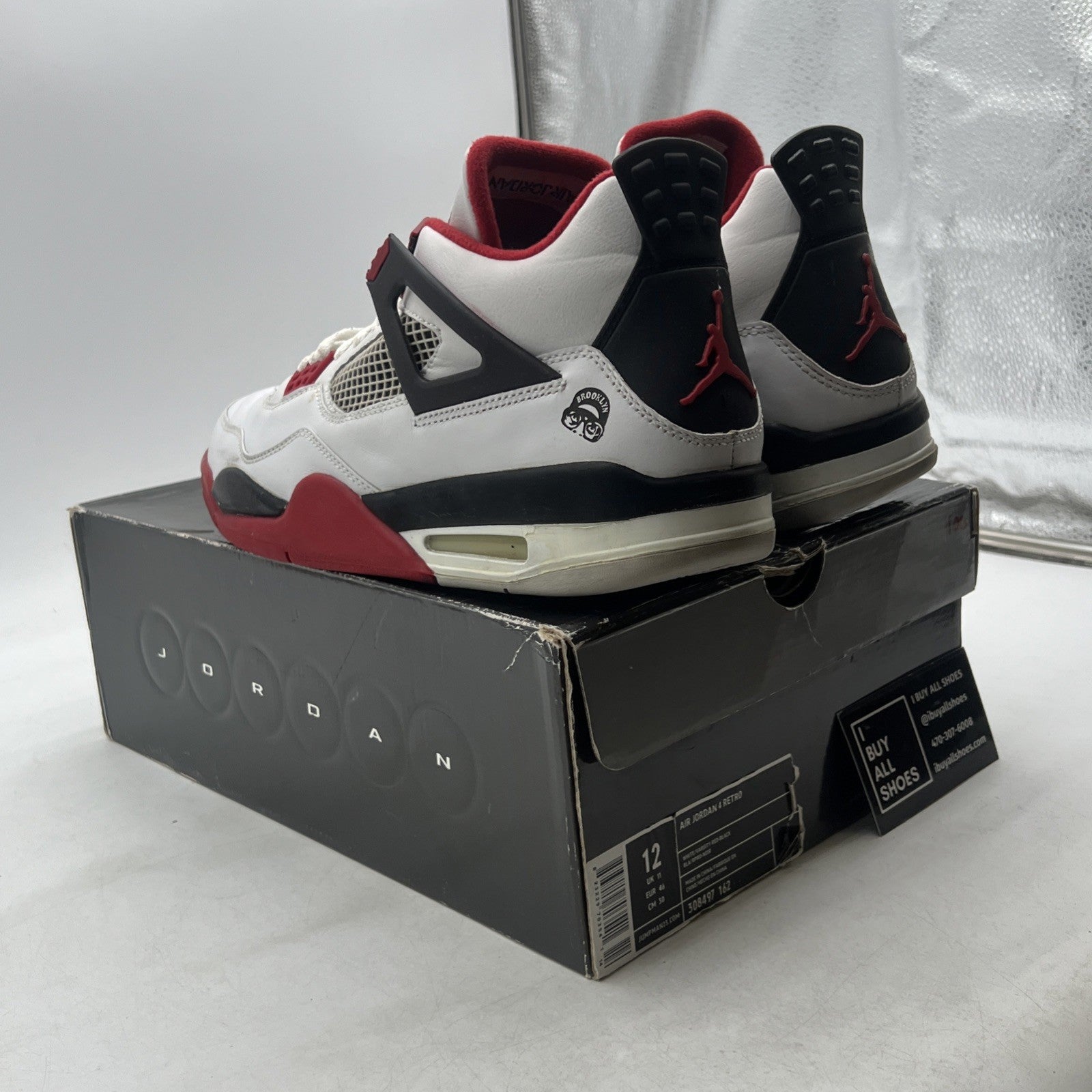 Size 12 - Air Jordan 4 Retro Mars Blackmon (308497-162)