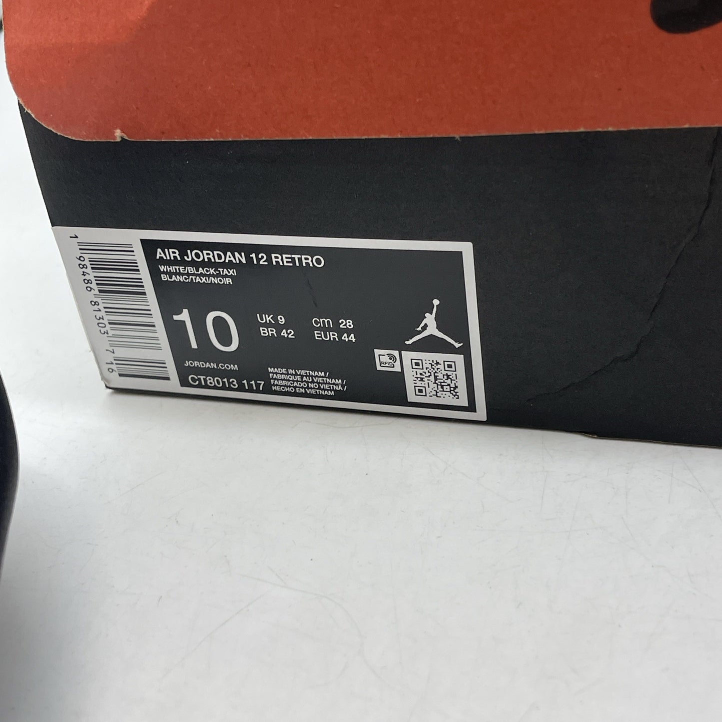 Size 10 - Air Jordan 12 Retro 2025 Taxi (CT8013-117)