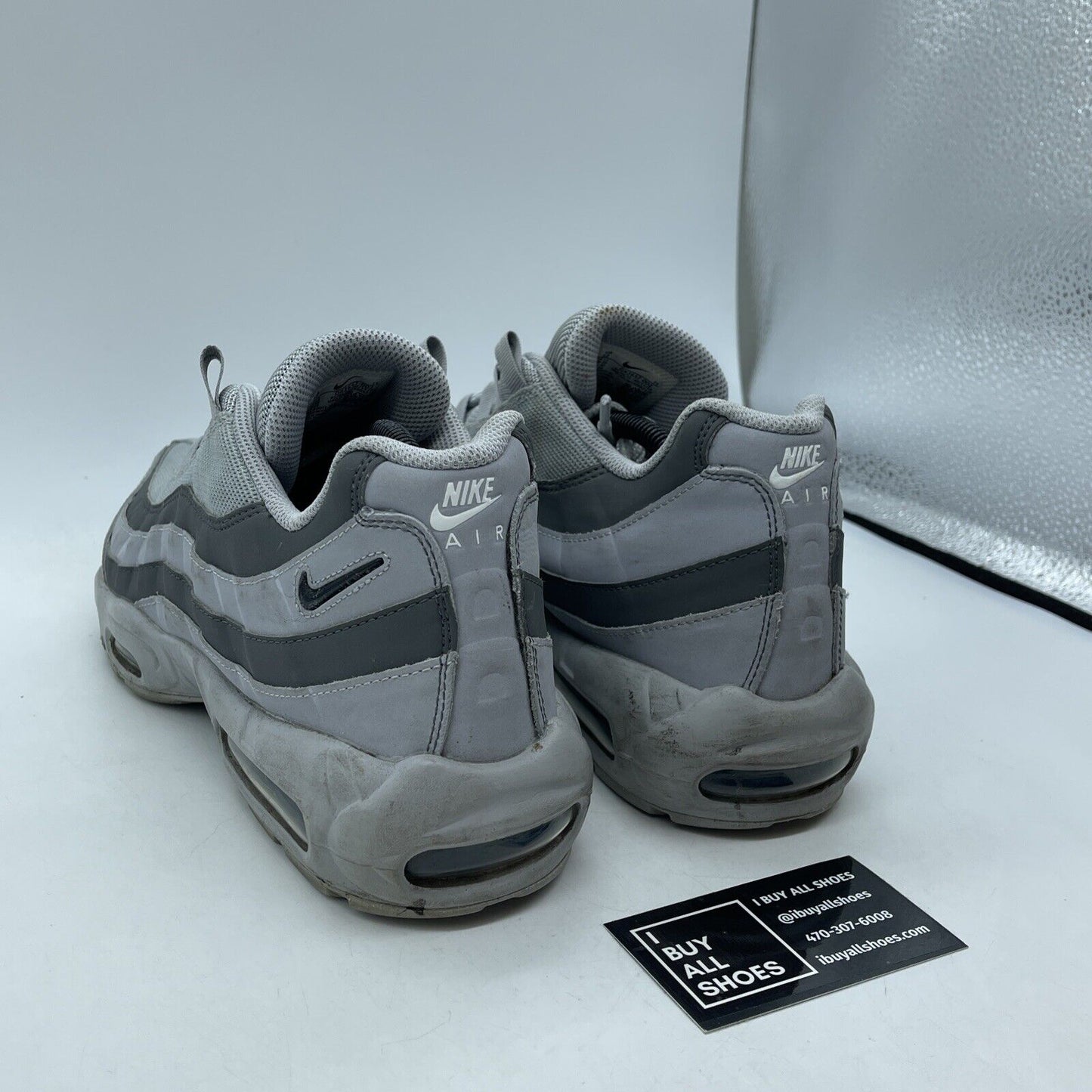 Size 10 - Nike Air Max 95 Greyscale White Suede Leather (DX2657-002)