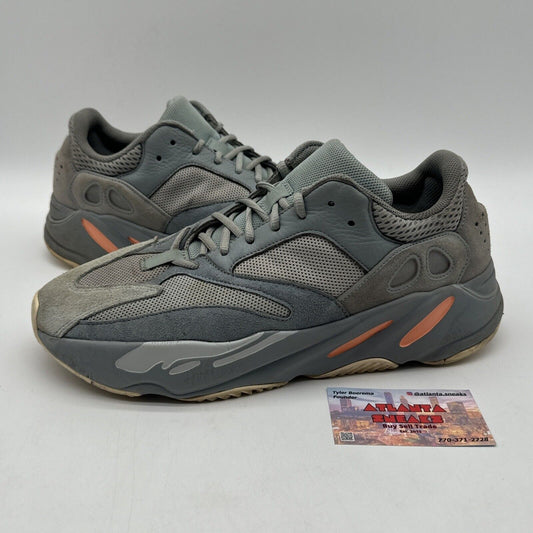 Size 12 - adidas Yeezy Boost 700 V1 Inertia Blue Orange 3m Original Pair Spring