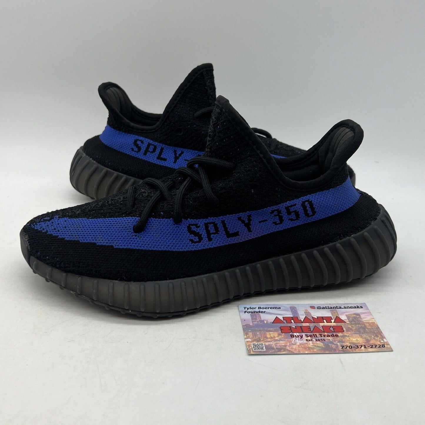 Size 6.5 - adidas Yeezy Boost 350 V2 Low Dazzling Blue Black (GY7164)