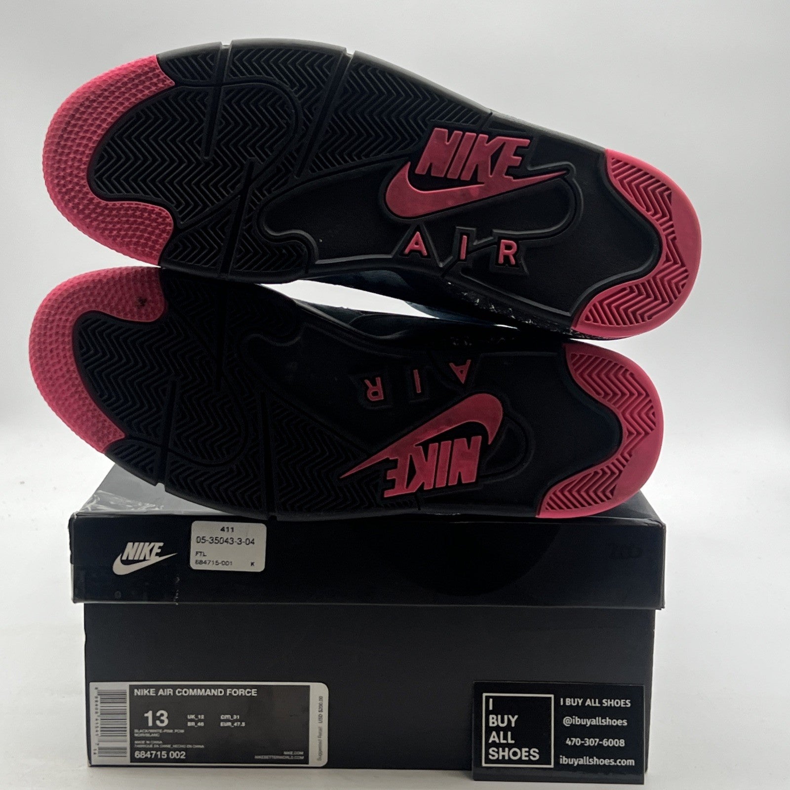 Size 13 - Nike Air Command Force Bleached Denim (684715-002)