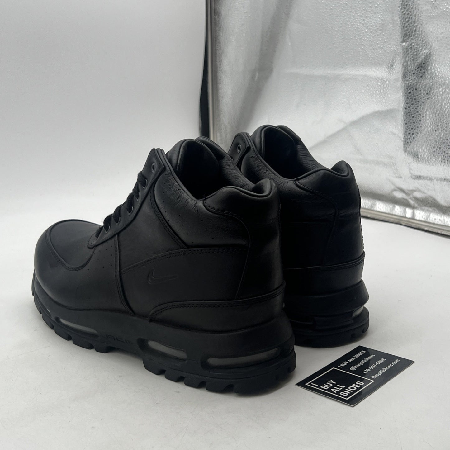 Size 10.5 - Nike Air Max Goadome ACG Triple Black 2016 (865031-009)
