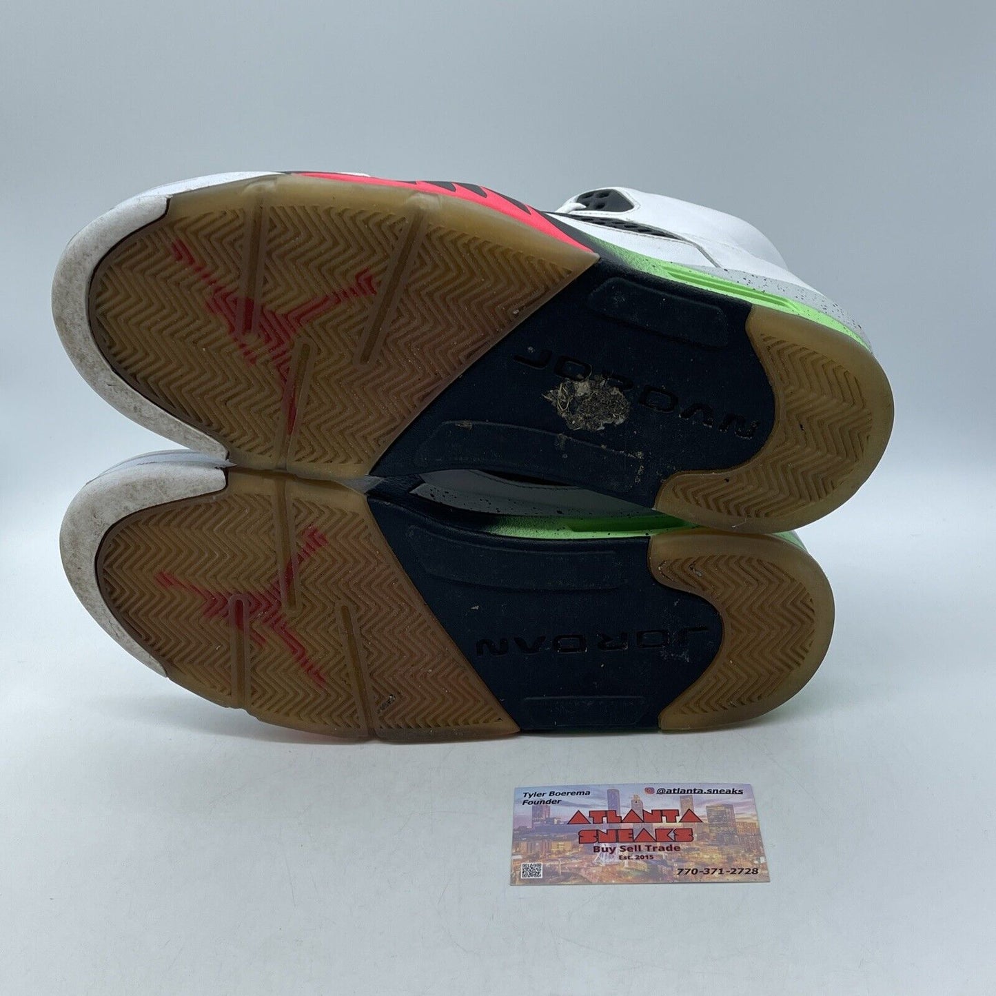 Size 10 - Air Jordan 5 Retro Pro Stars White Black Red Leather (136027-115)