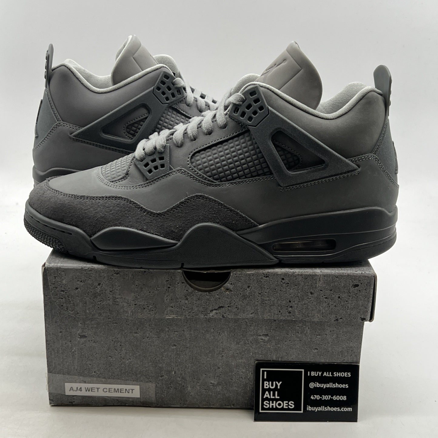 Size 13 - Air Jordan 4 Retro SE Wet Cement (FQ7928-001)