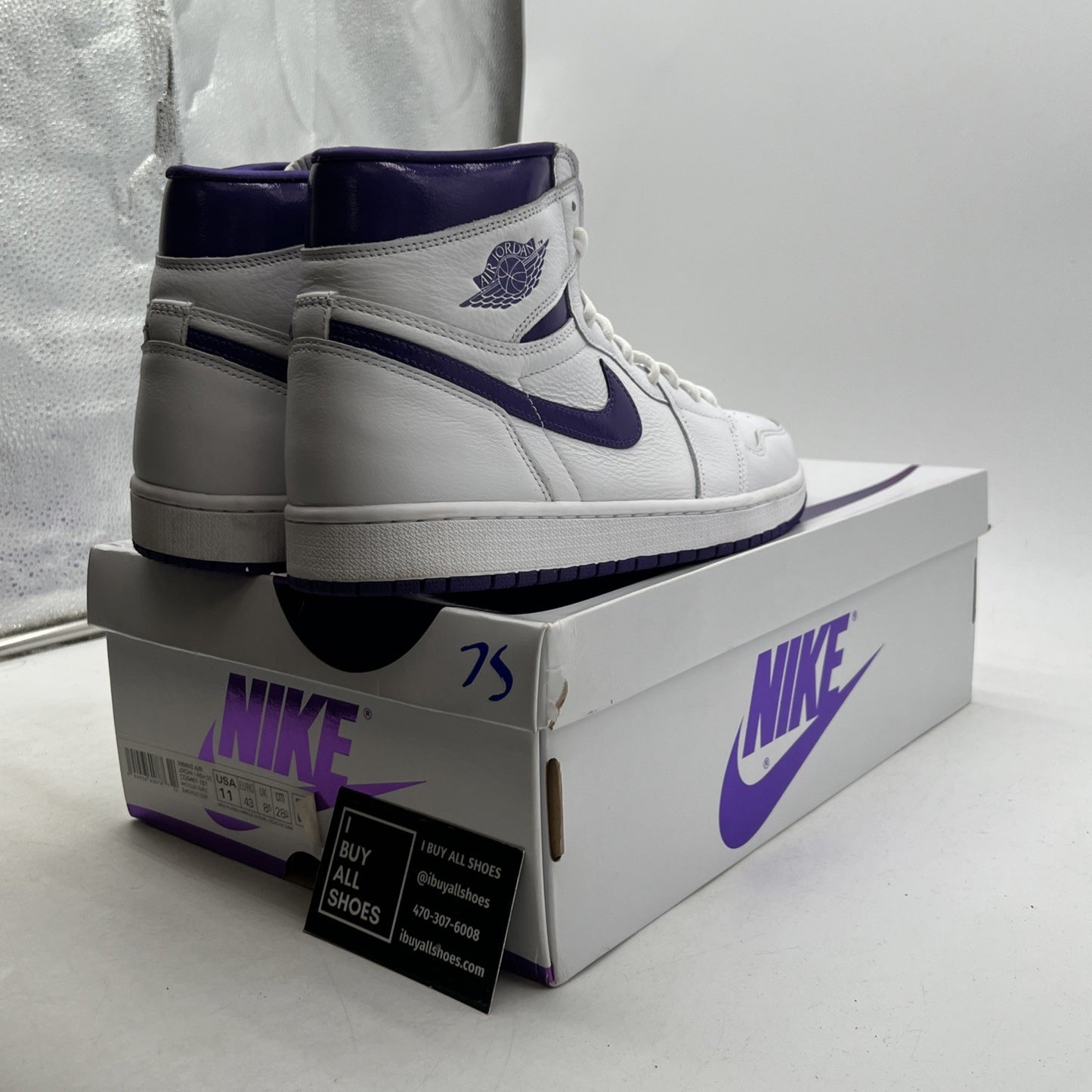 Size 11 - Air Jordan 1 OG High Court Purple W (CD0461-151)