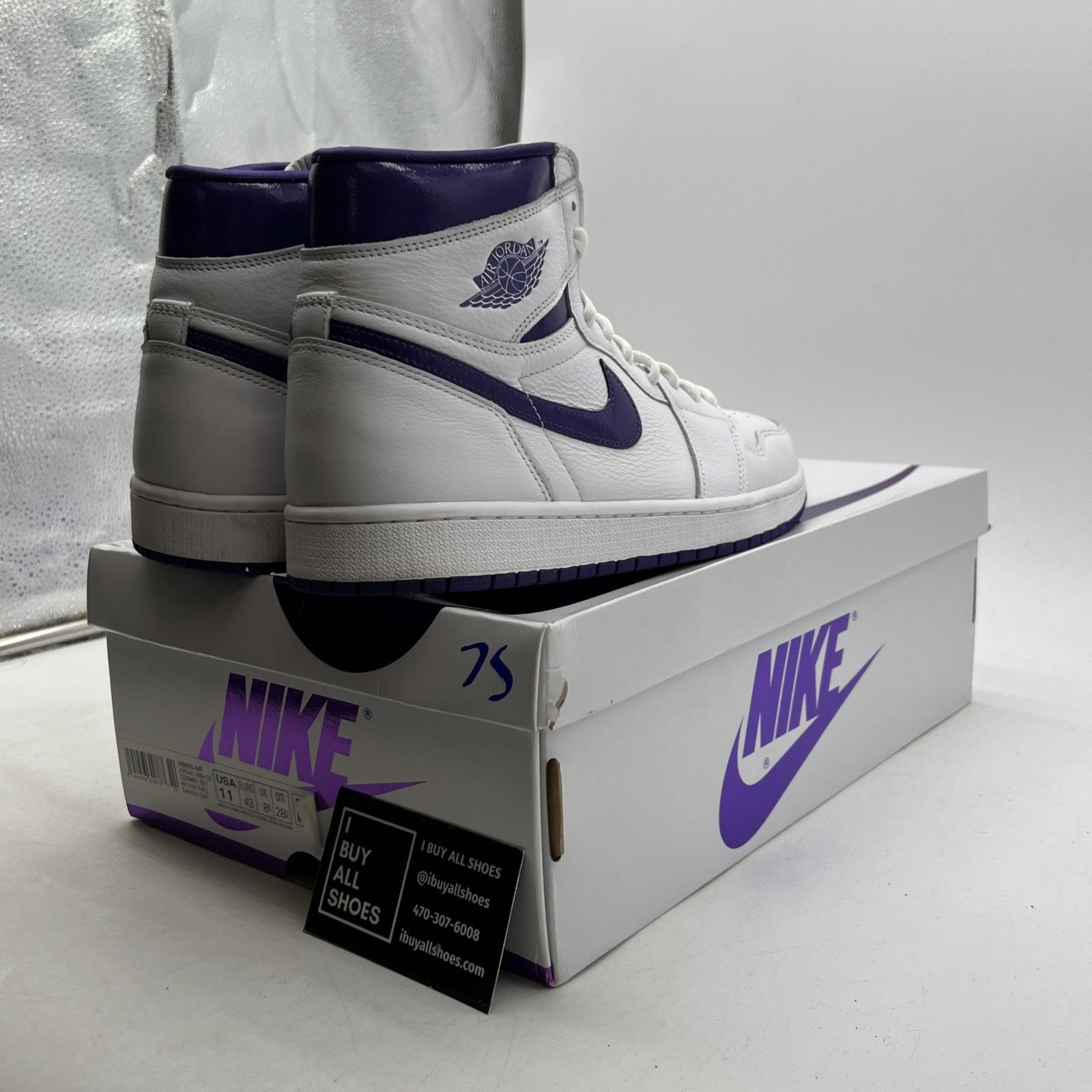 Size 11 - Air Jordan 1 OG High Court Purple W (CD0461-151)