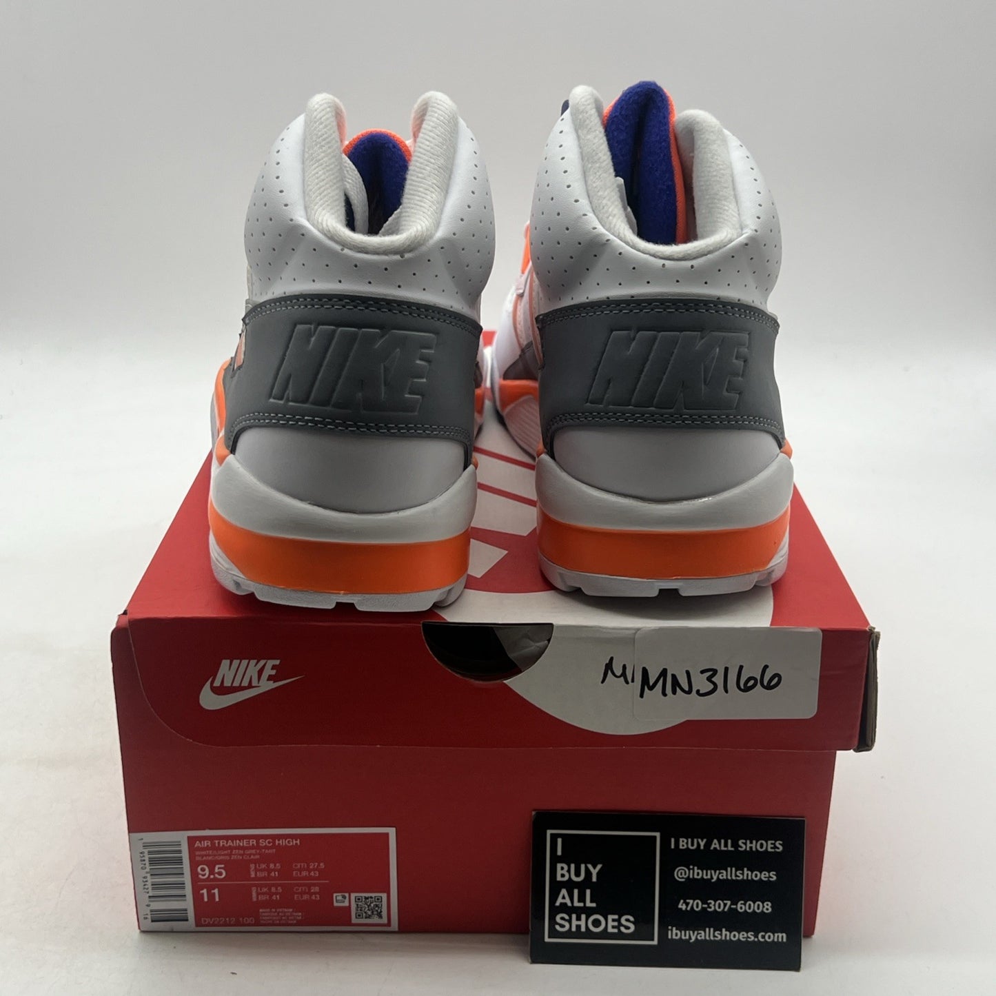 Size 9.5 - Nike Air Trainer SC High Auburn (DV2212-100)