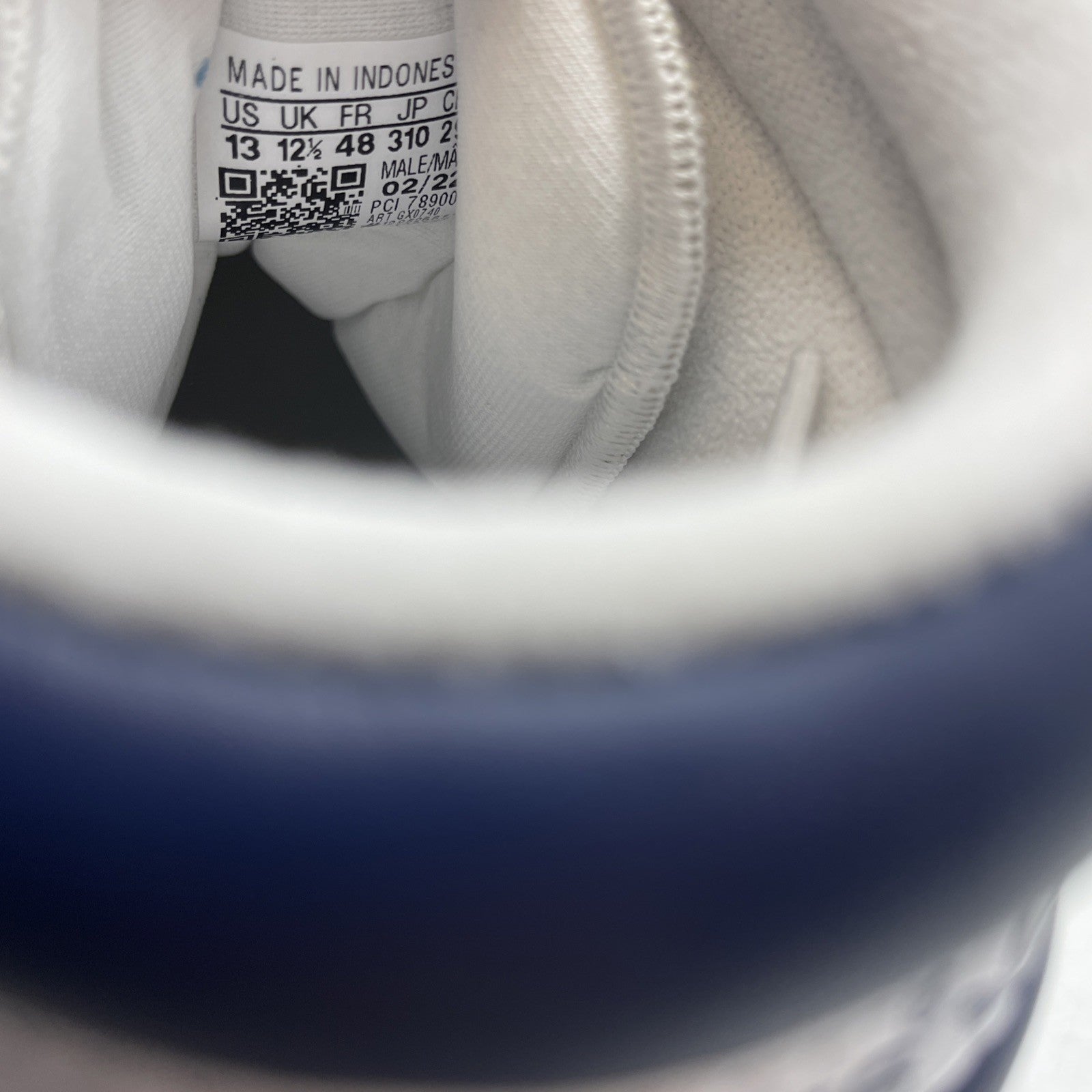 Size 13 - Adidas Top Ten RB White Dark Blue (GX0740)
