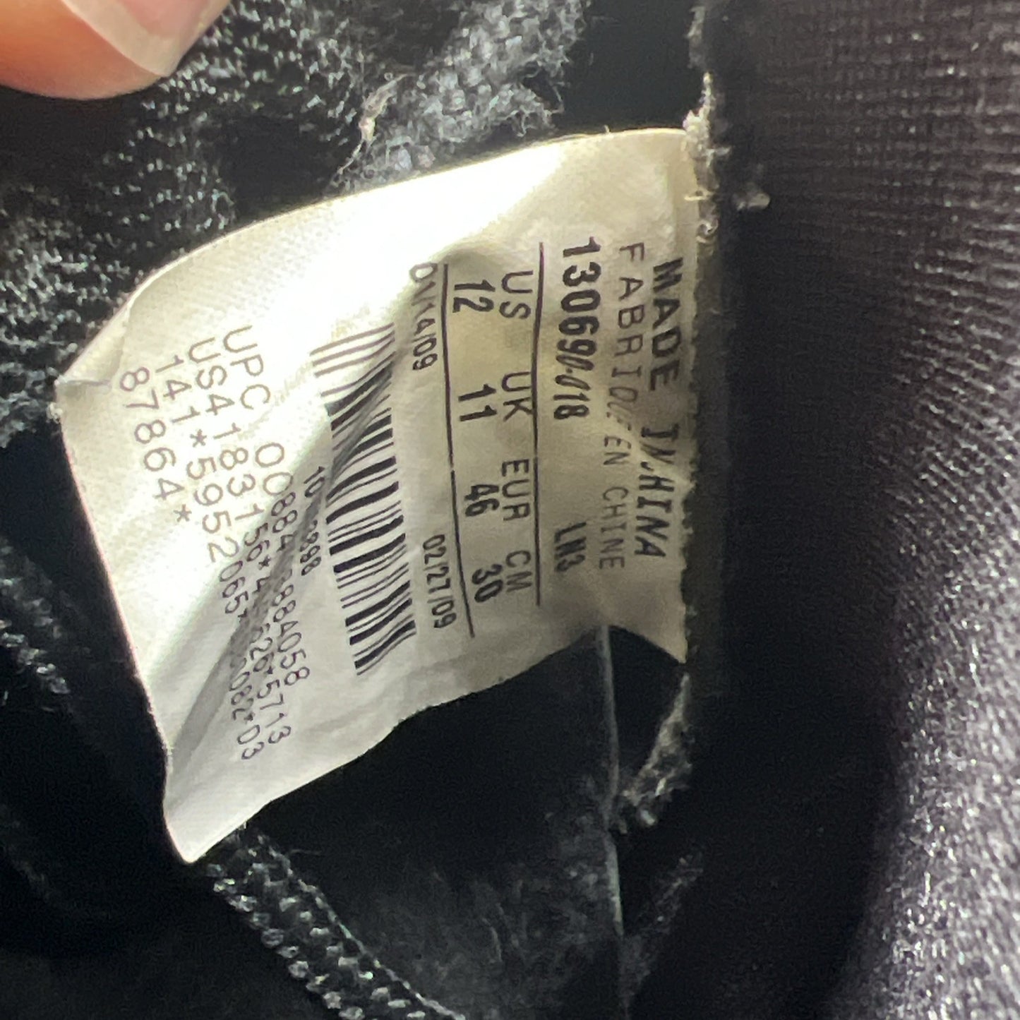 Size 12 - Air Jordan 12 Retro 2009 Nubuck (130690-018)