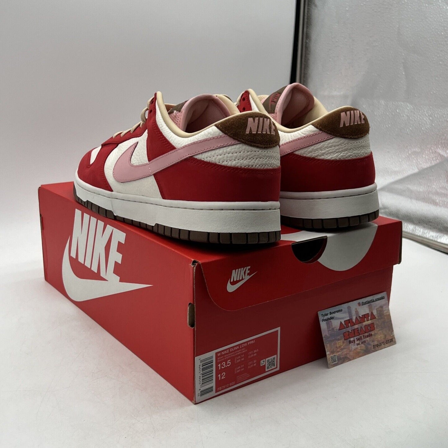 Size 13.5 - Nike Dunk Premium Low Bacon W (FB7910-600)