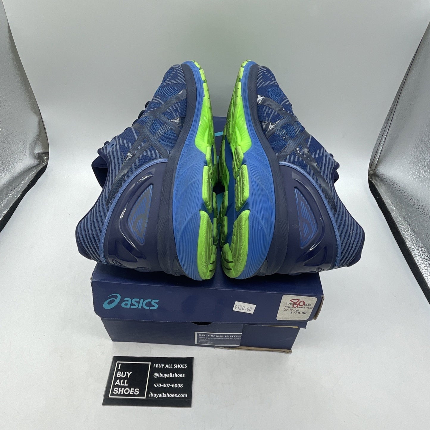 Size 11.5 - Asics Gel Nimbus 19 Indigo Blue (T7C3N)