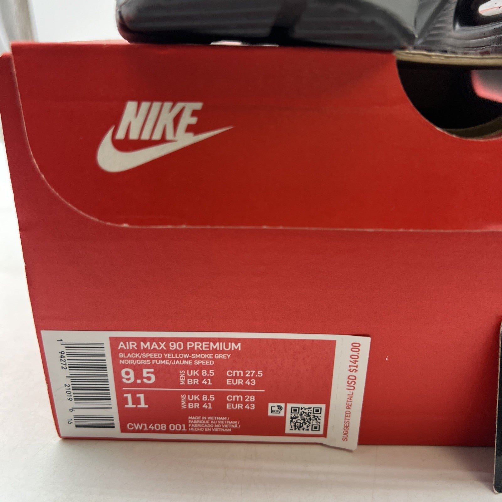 Size 9.5 - Nike Air Max 90 New York - City Pack (CW1408-001)
