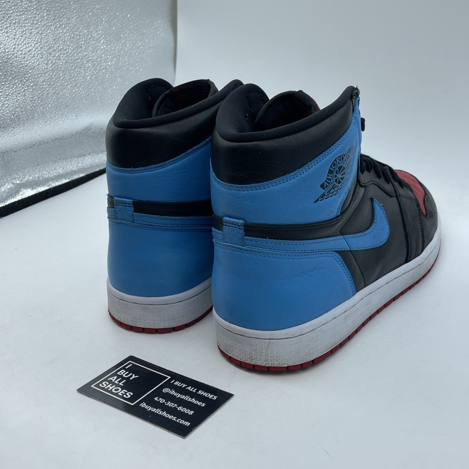 Size 13.5 - Jordan 1 High OG UNC To Chicago 2020 Black Leather (CD0461-046)