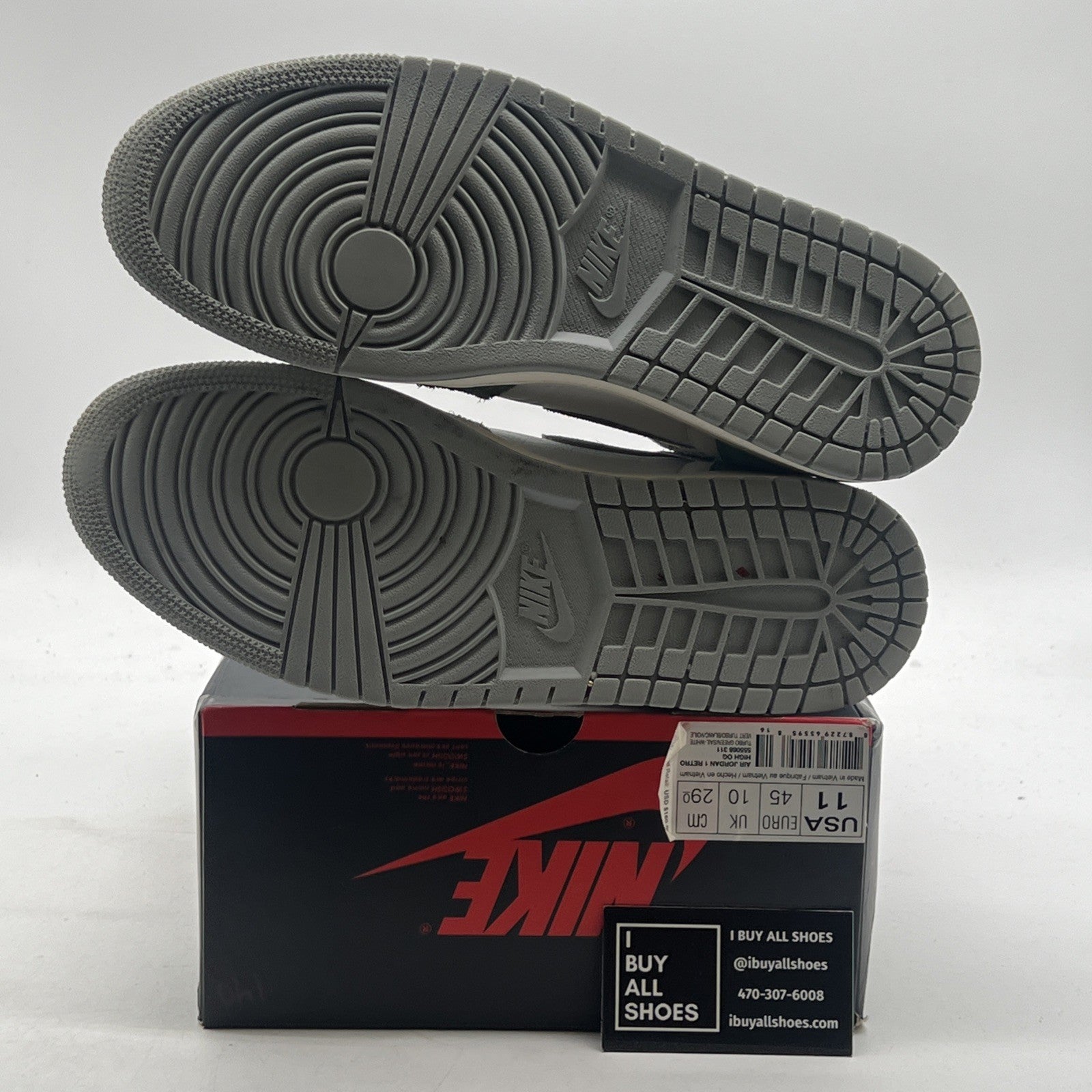 Size 11 - Air Jordan 1 Retro OG High Turbo Green (555088-311)