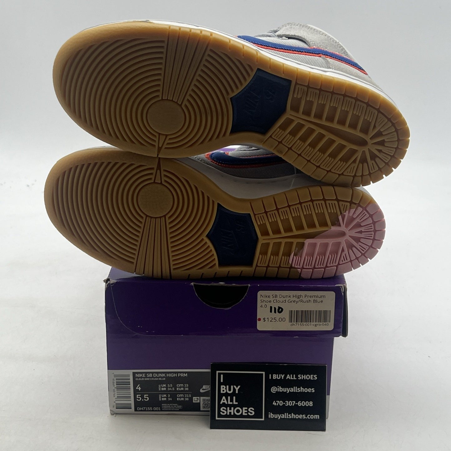 Size 4 - Nike Dunk SB High New York Mets (DH7155-001)
