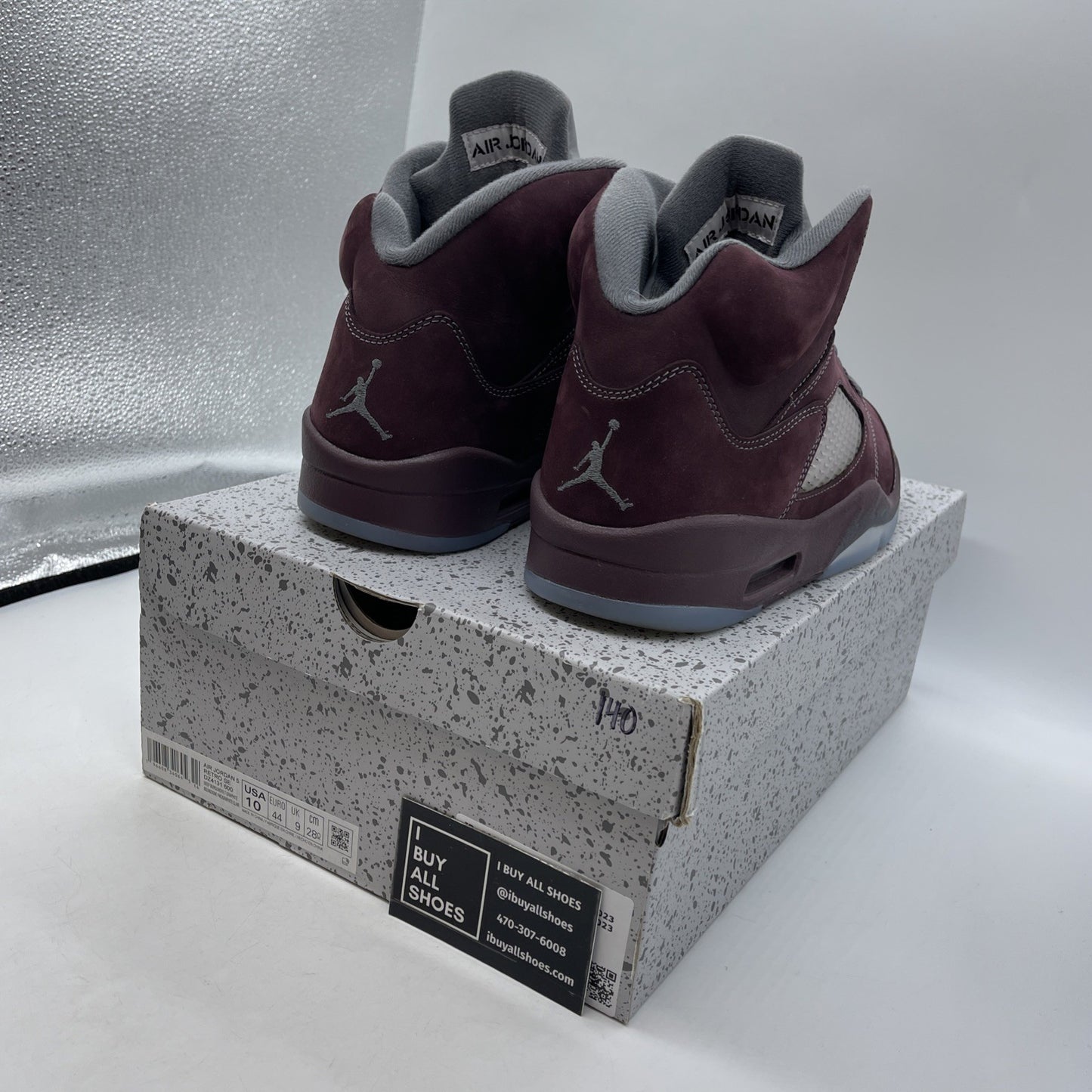 Size 10 - Air Jordan 5 Retro SE 2023 Burgundy (DZ4131-600)