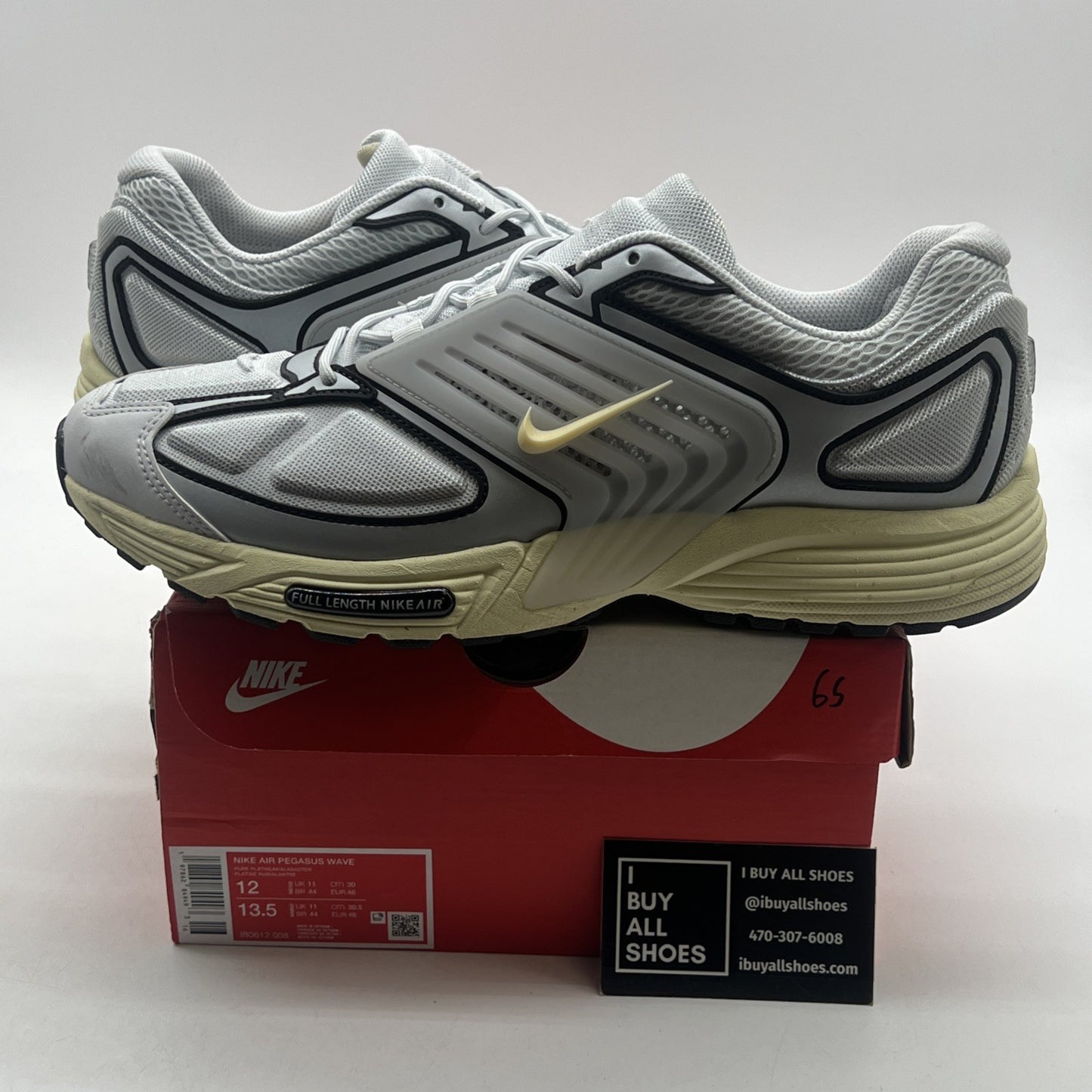 Size 12 - Nike Pegasus Wave Pure Platinum Alabaster (IB0612-008)