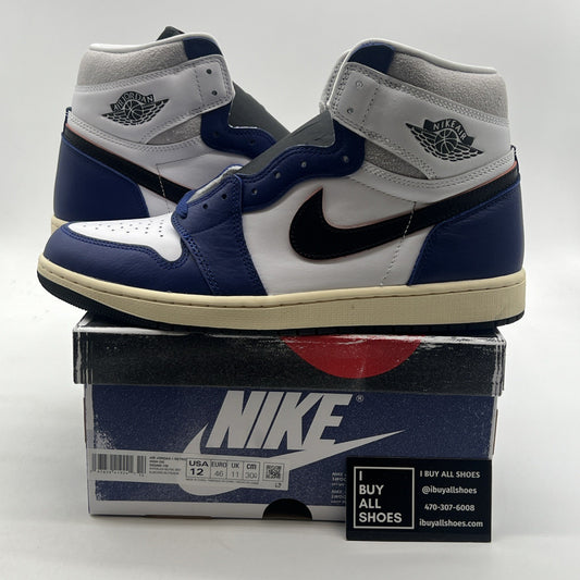 Size 12 - Air Jordan 1 Retro OG High Rare Air - Deep Royal Blue (DZ5485-100)