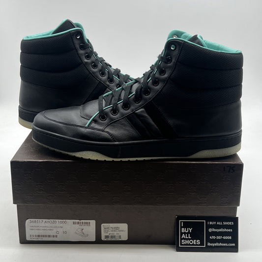Size 10G - Gucci High-Top Leather (368517-AYOZ0-1000)