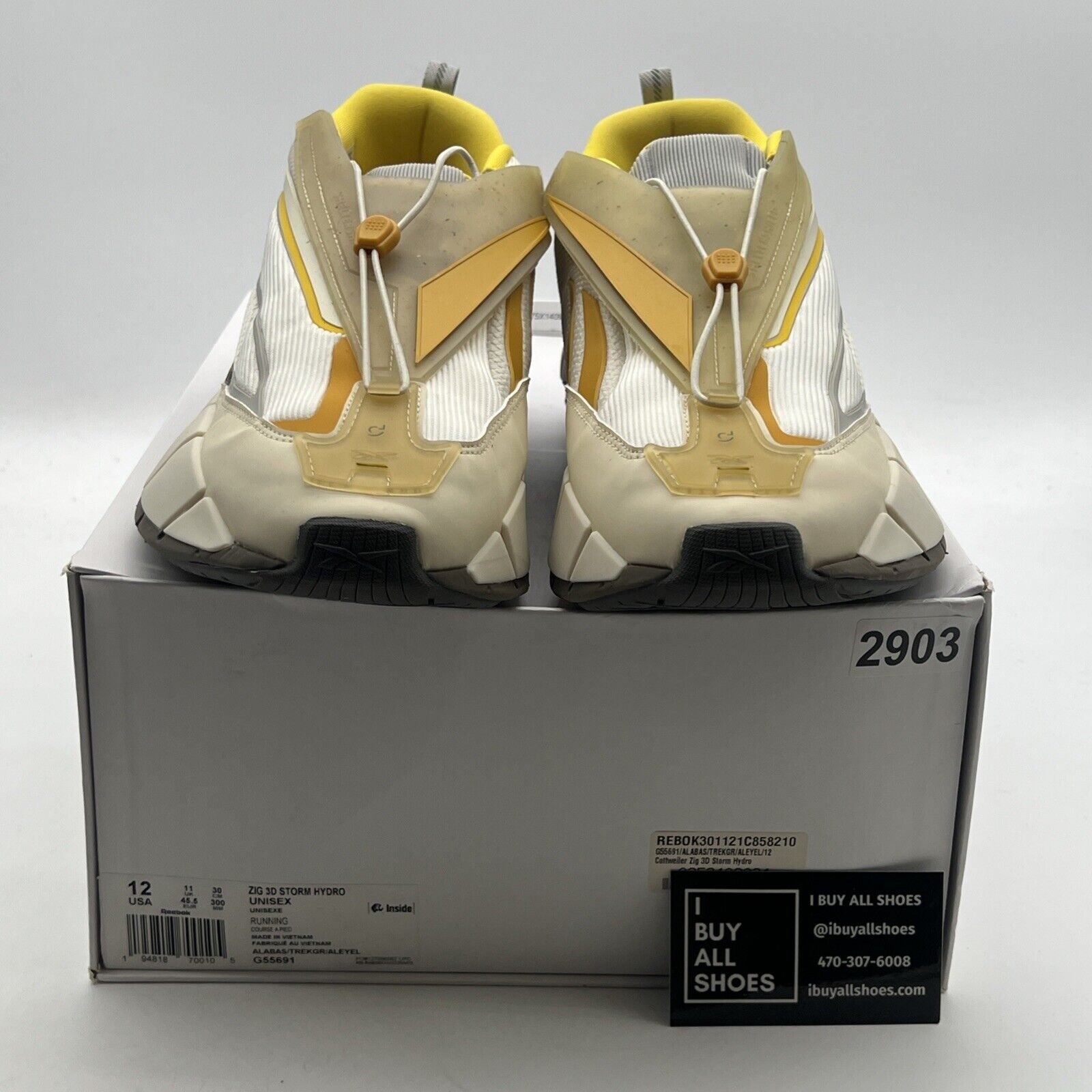 Size 12 - Reebok Cottweiler x Zig 3D Storm Hydro Alabaster (G55691)