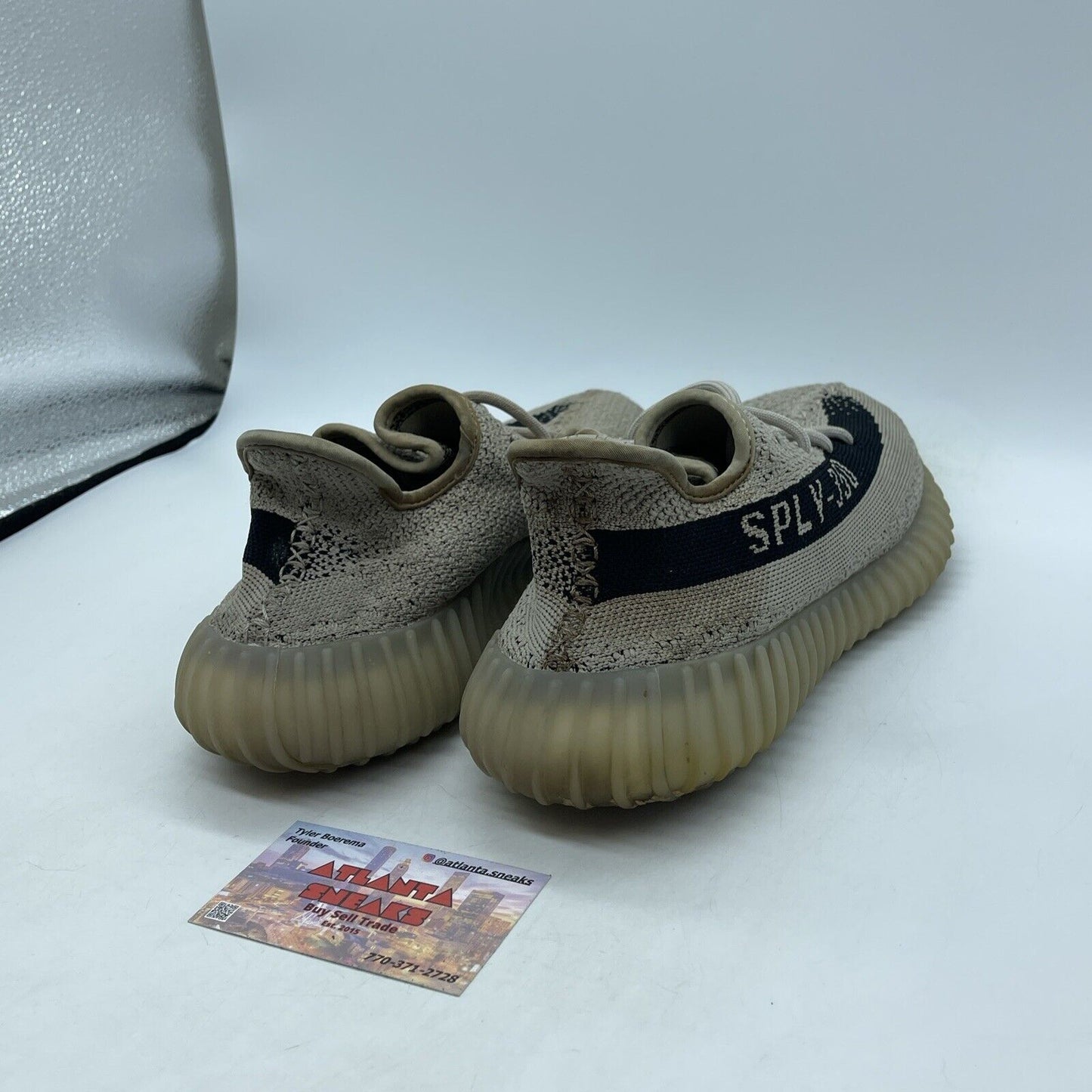 Size 8 - adidas Yeezy Boost 350 V2 Low Slate Grey Black Suede (HP7870)