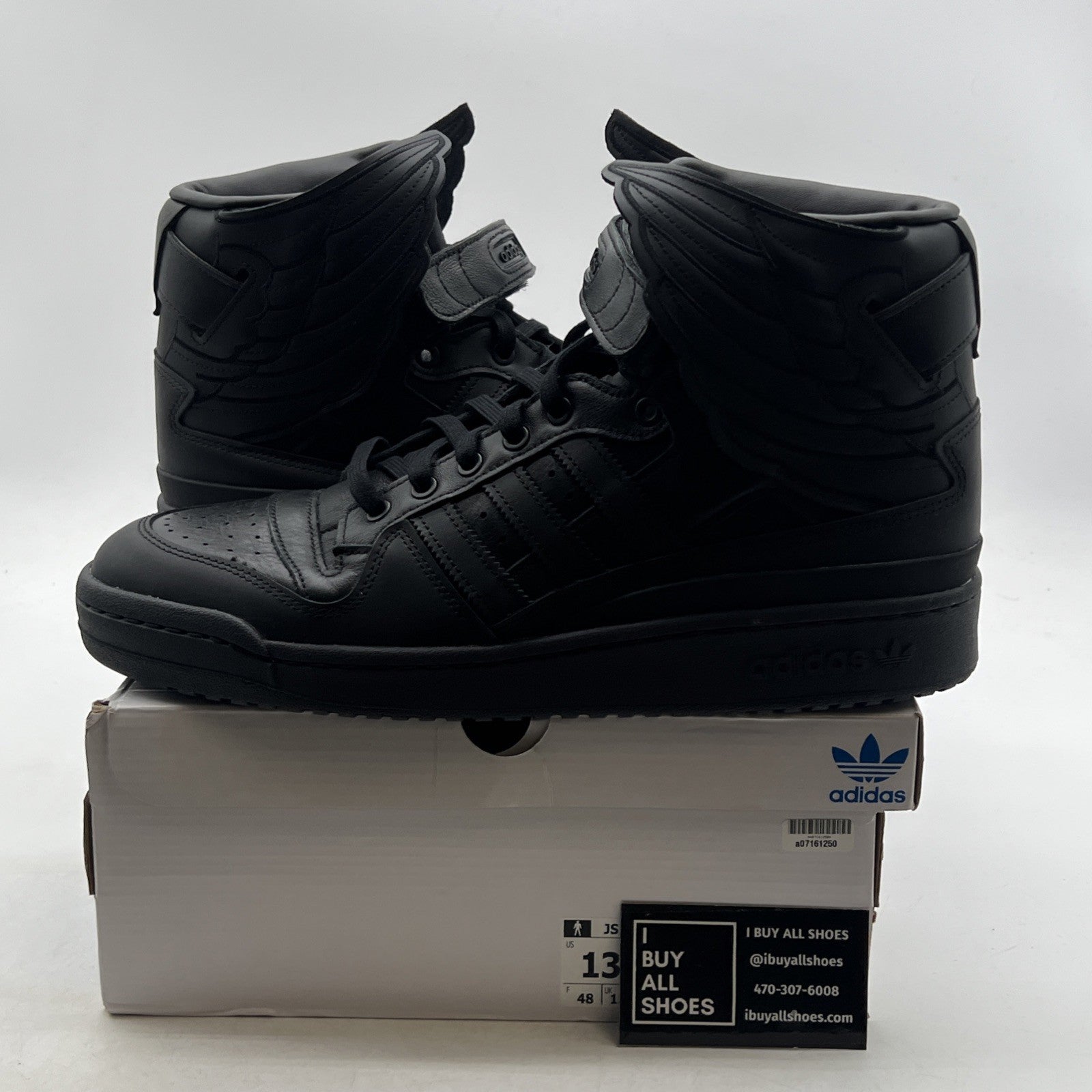 Size 13 - Adidas Jeremy Scott x Wings 4.0 Core Black (GY4419)