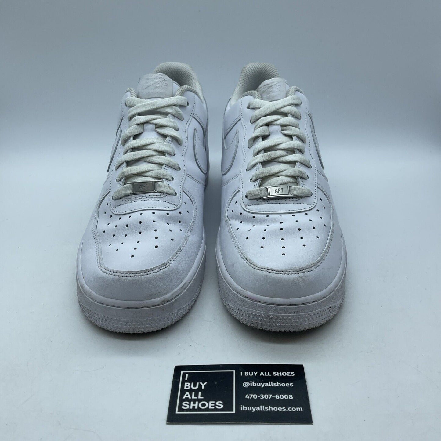 Size 12 - Nike Air Force 1 '07 Low Triple White Suede Leather (CW2288-111)