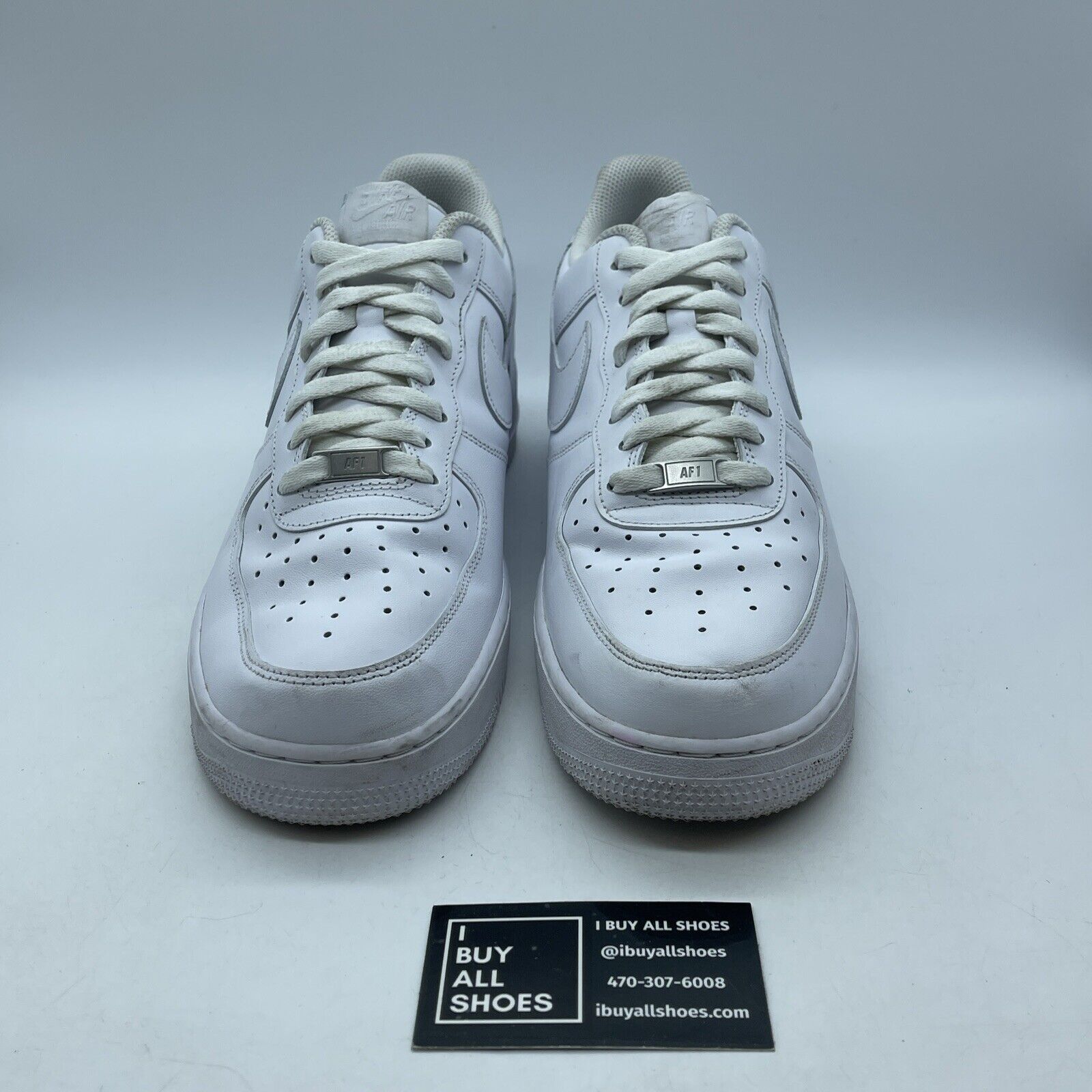 Size 12 - Nike Air Force 1 '07 Low Triple White Suede Leather (CW2288-111)