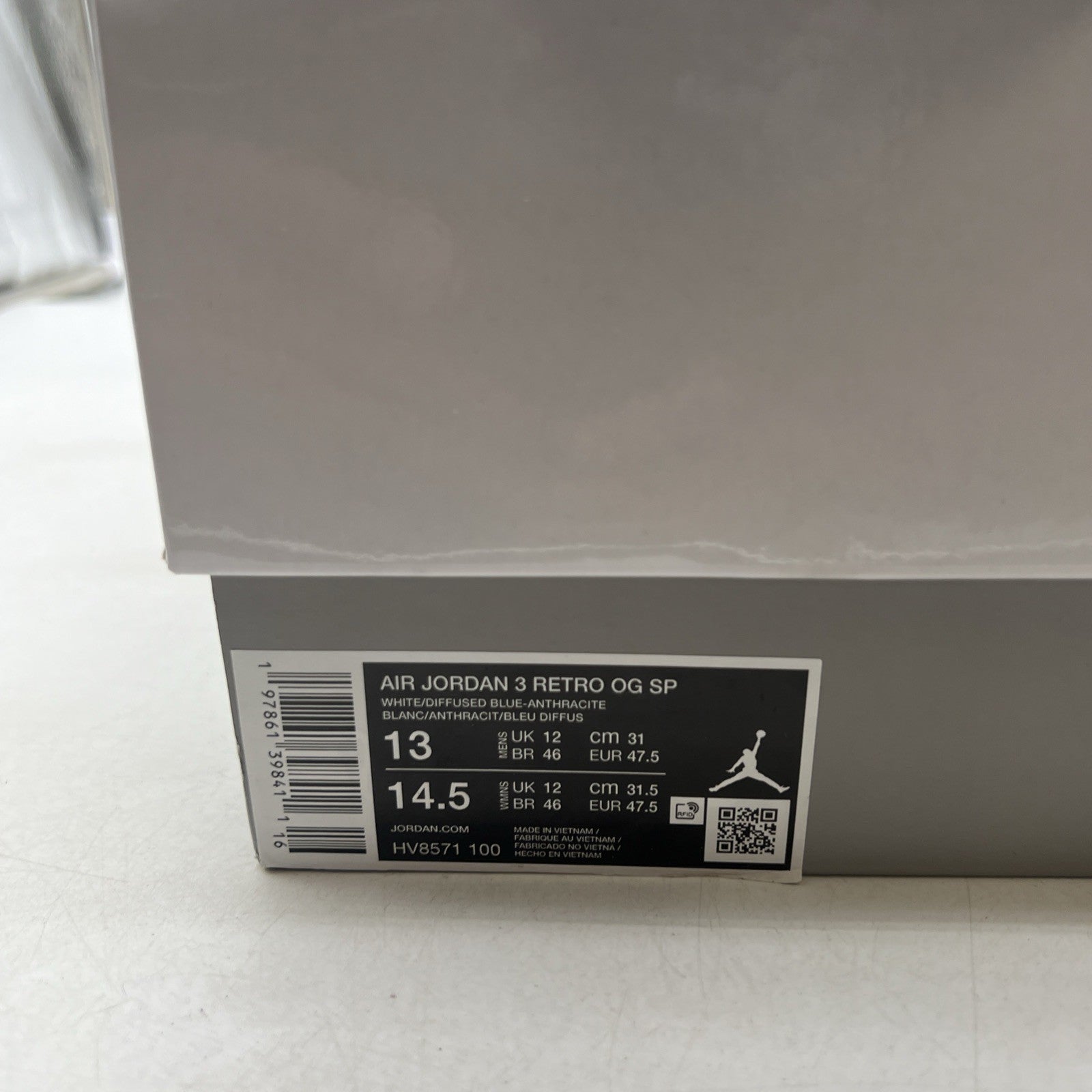 Size 13 - A Ma Maniére x Air Jordan 3 Retro OG SP For The Love (HV8571-100)