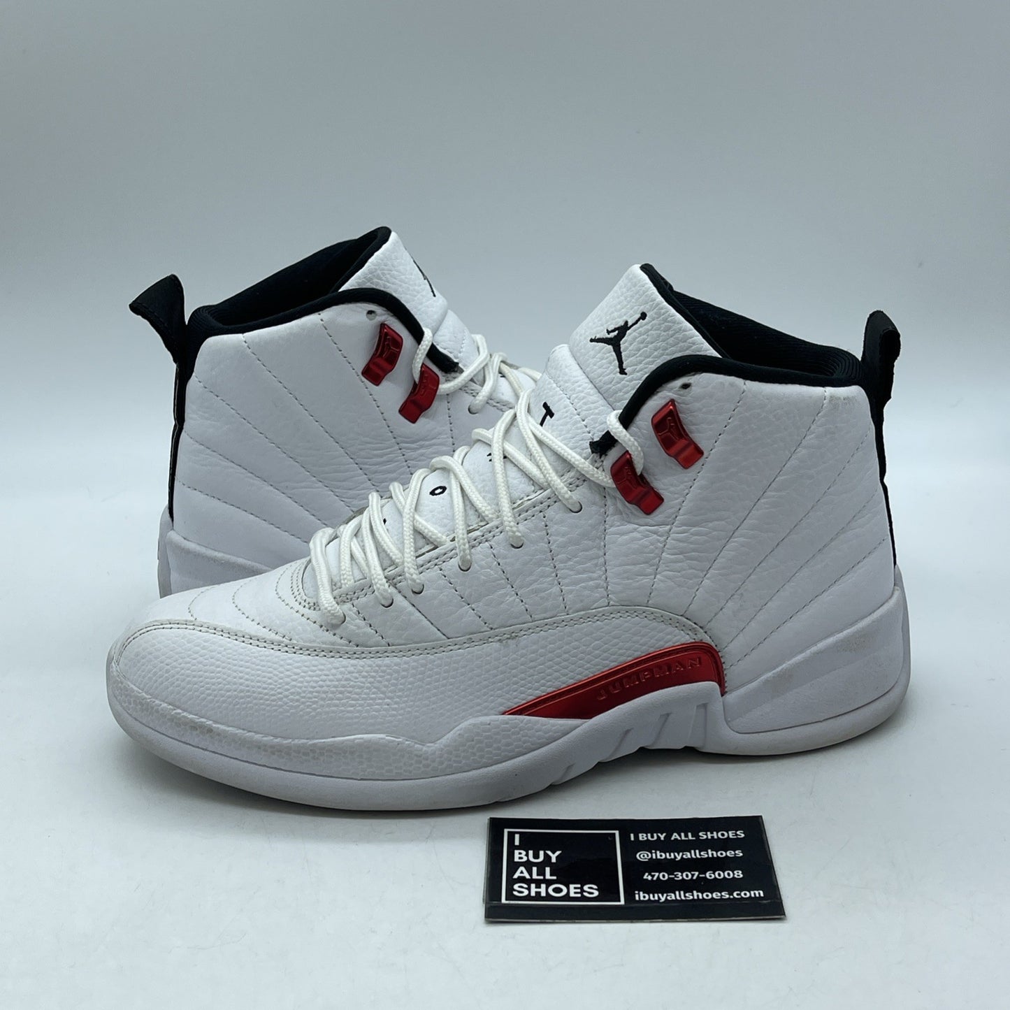 Size 8 - Air Jordan 12 Retro Twist White Red Leather (CT8013-106)