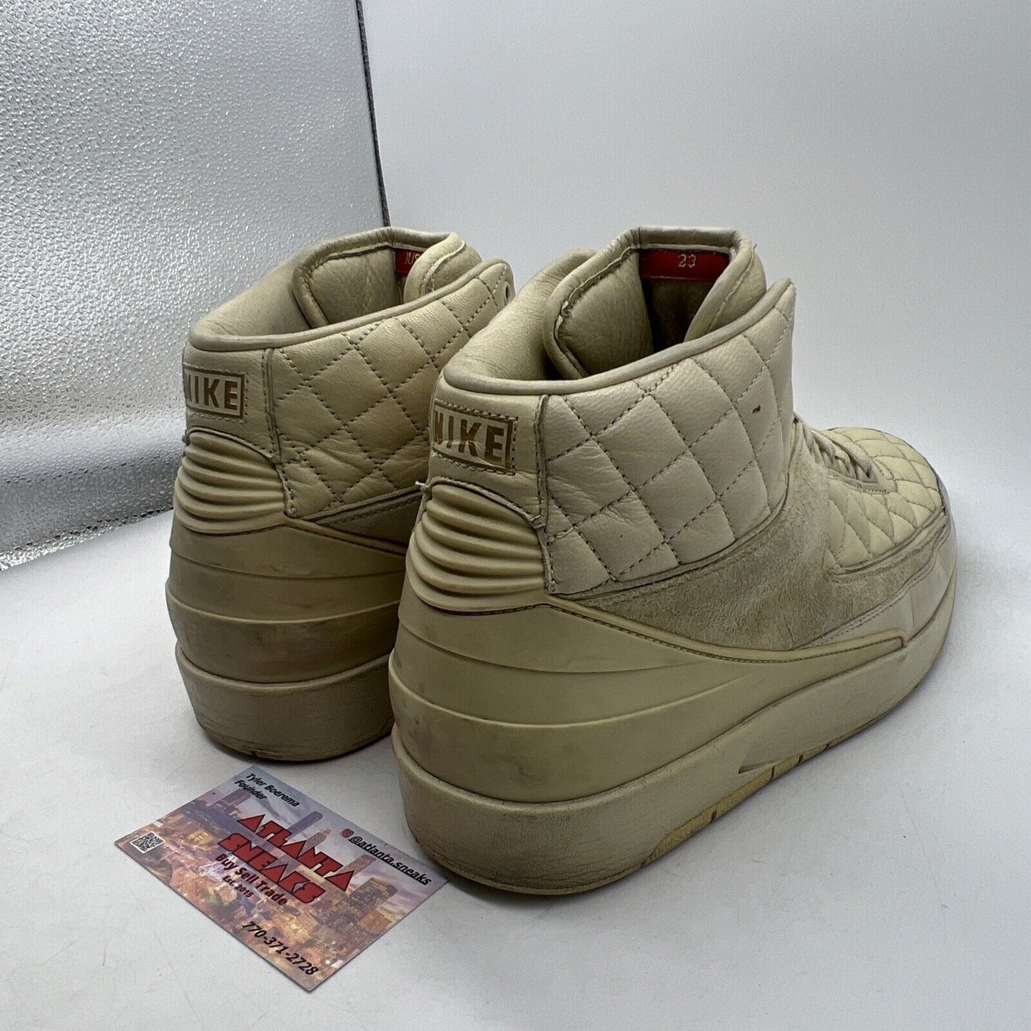 Size 12 - Just Don x Air Jordan 2 Retro Beach Leather (834825-250)