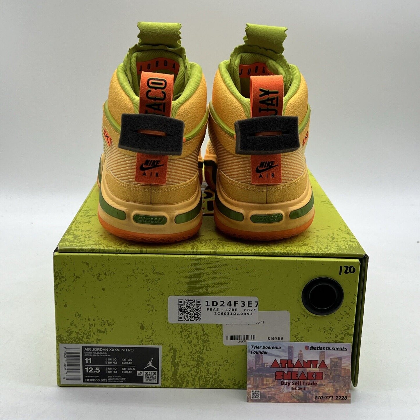 Size 11 - Jayson Tatum x Air Jordan 36 Nitro Taco Jay (DQ6866-803)