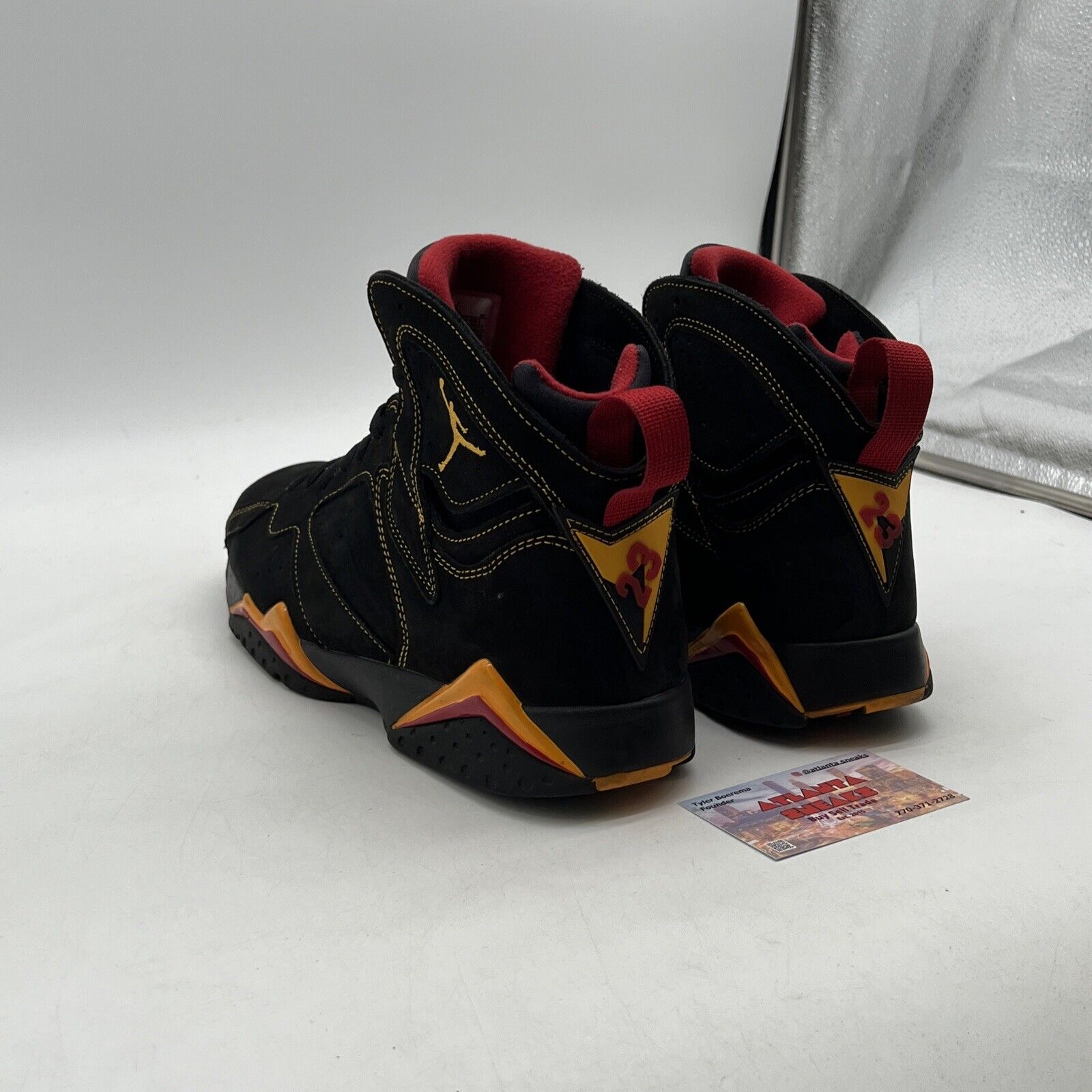 Size 11.5 - Jordan 7 Retro Citrus Yellow Red Suede (CU9307-081)