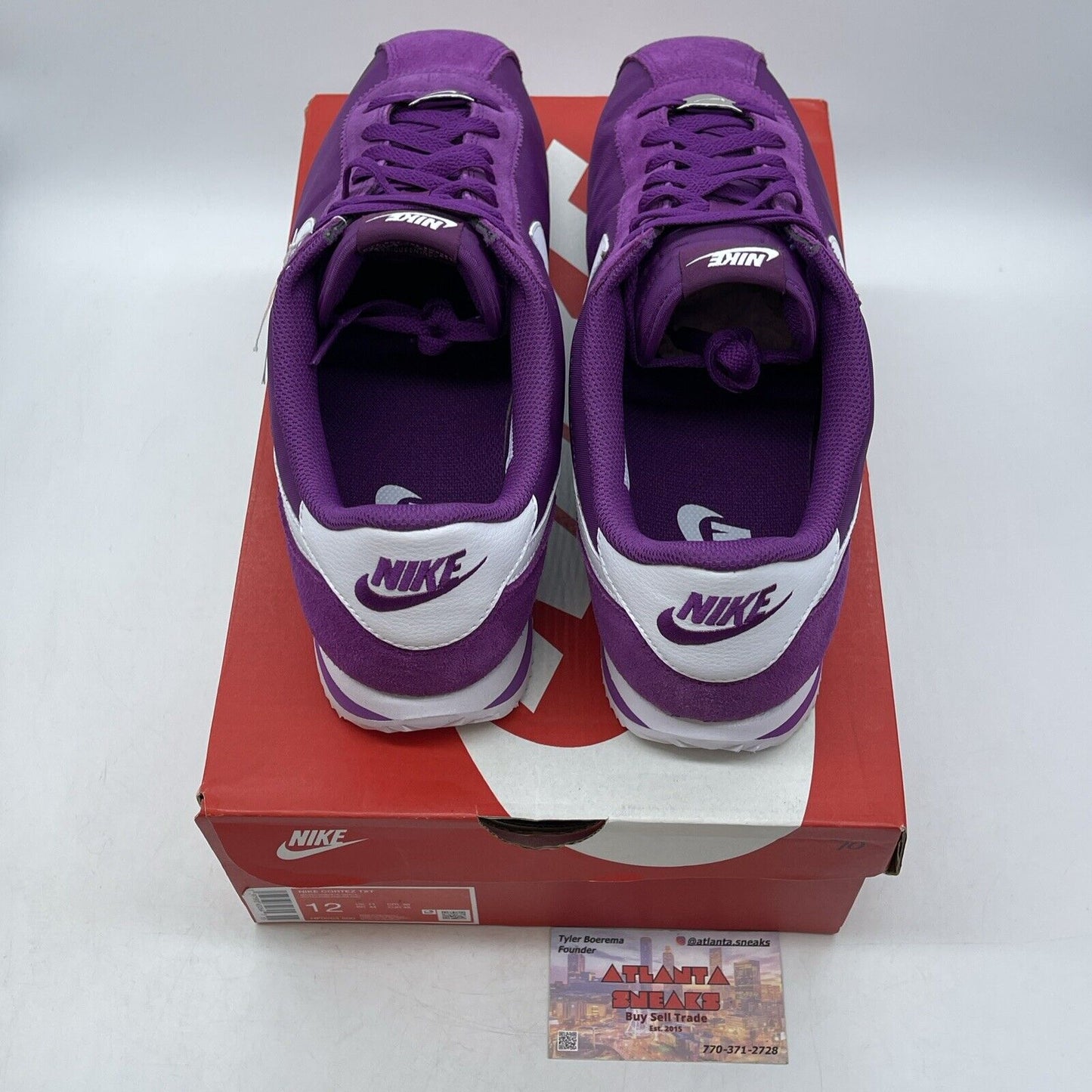 Size 12 - Nike Cortez TXT Viotech White Purple Suede (HF0263-500)