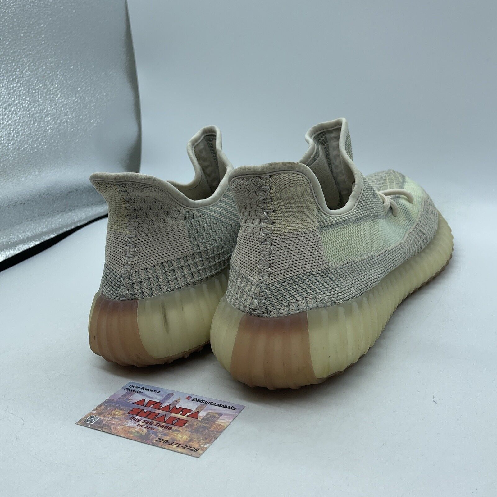 Size 13 - Yeezy Boost 350 V2 Citrin Non-Reflective Blue Tan Suede (FW3042)