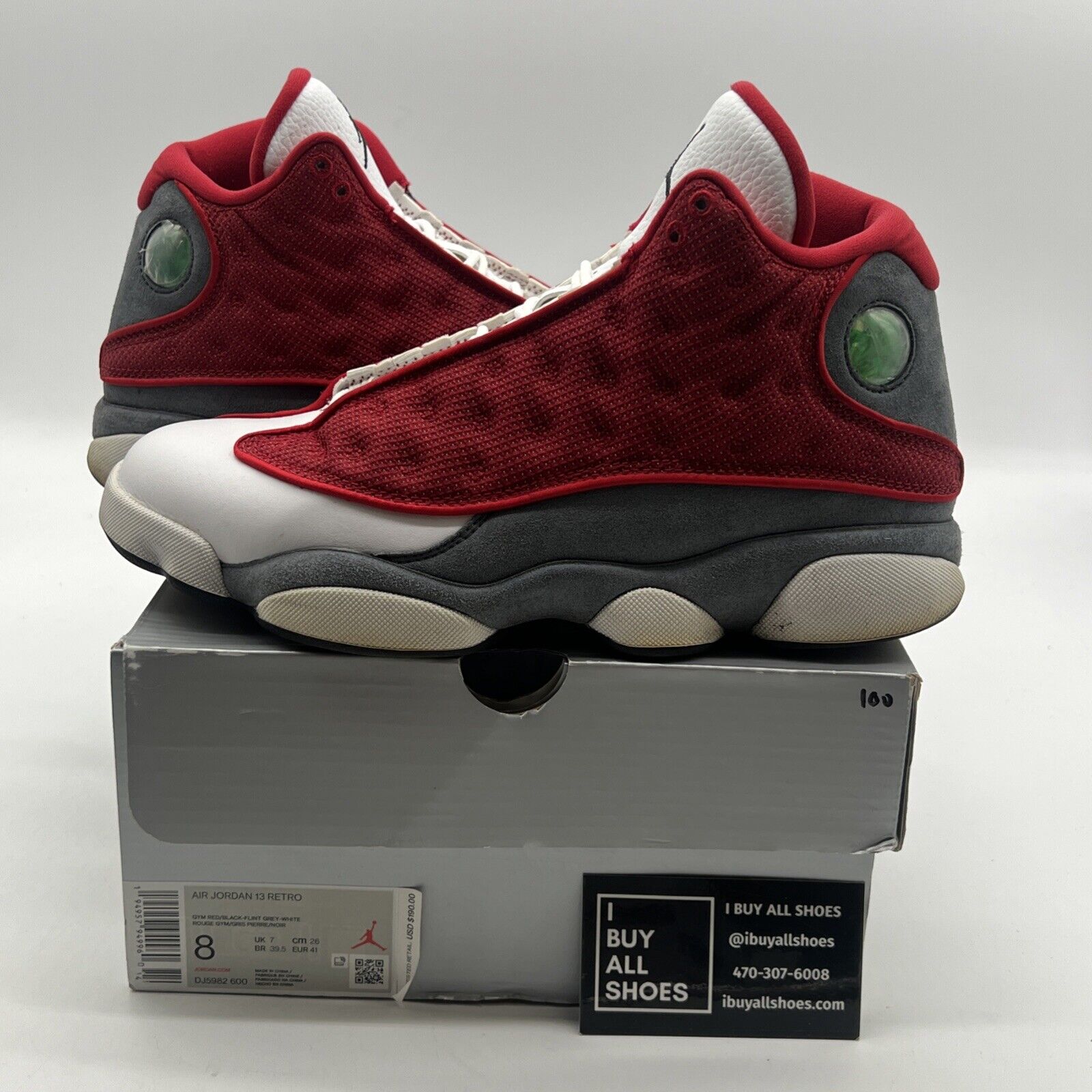 Size 8 - Air Jordan 13 Red/White - (DJ5982600)