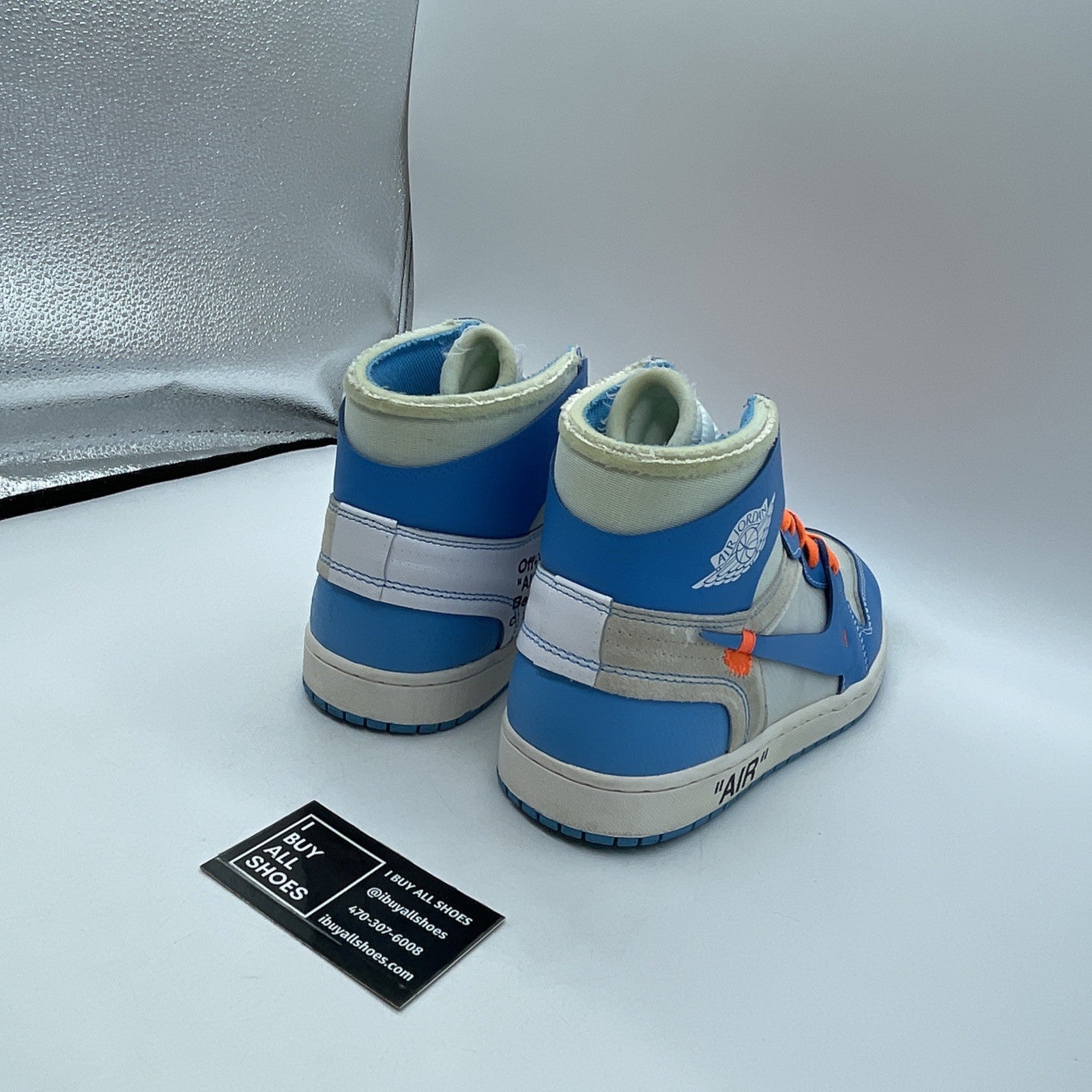 Size 10 - Jordan 1 Retro OG x Off-White High UNC Blue Leather (AQ0818-148)