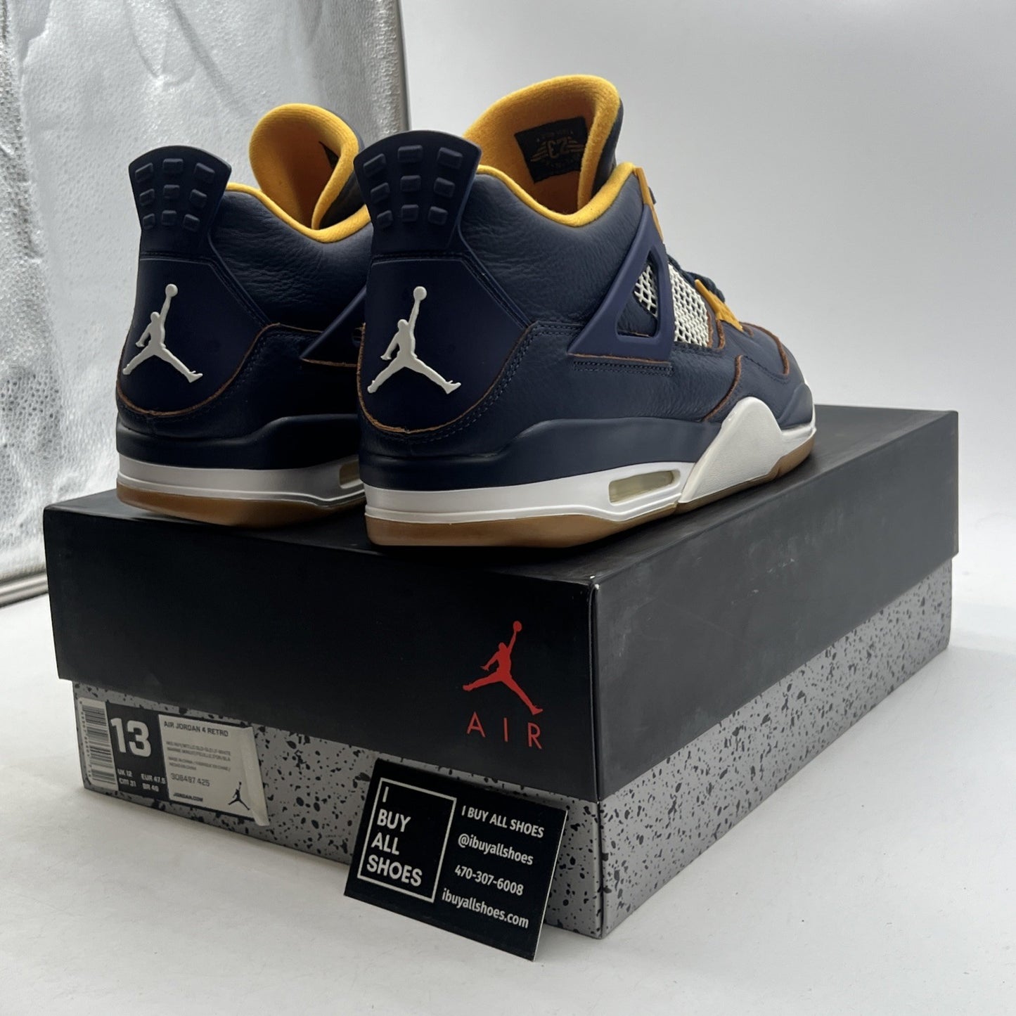 Size 13 - Air Jordan 4 Retro Dunk From Above (308497-425)