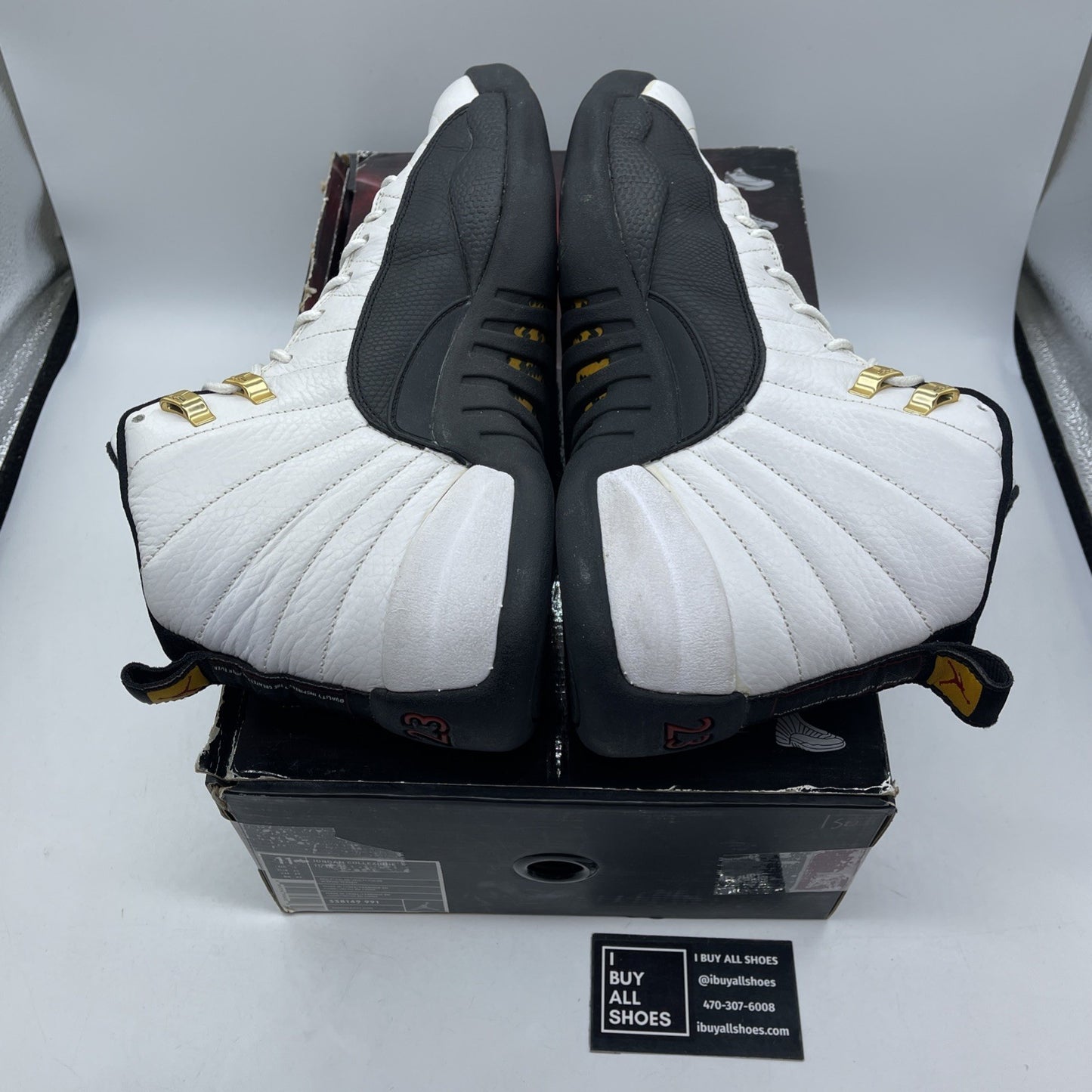Size 11 - Air Jordan 12 Retro Countdown Pack White Black Suede (130690-109)