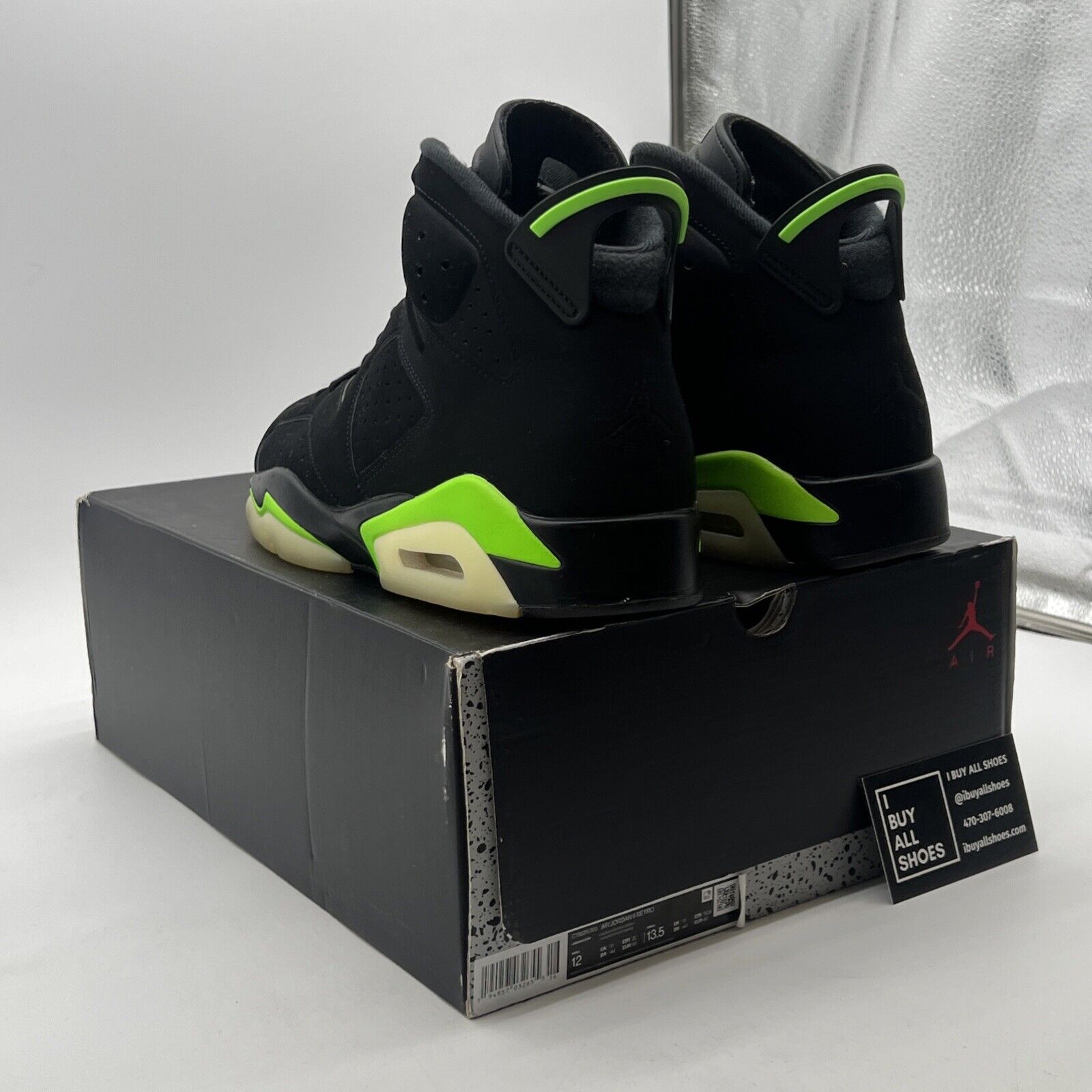 Size 12 - Air Jordan 6 Retro Electric Green 2021 (CT8529-003)