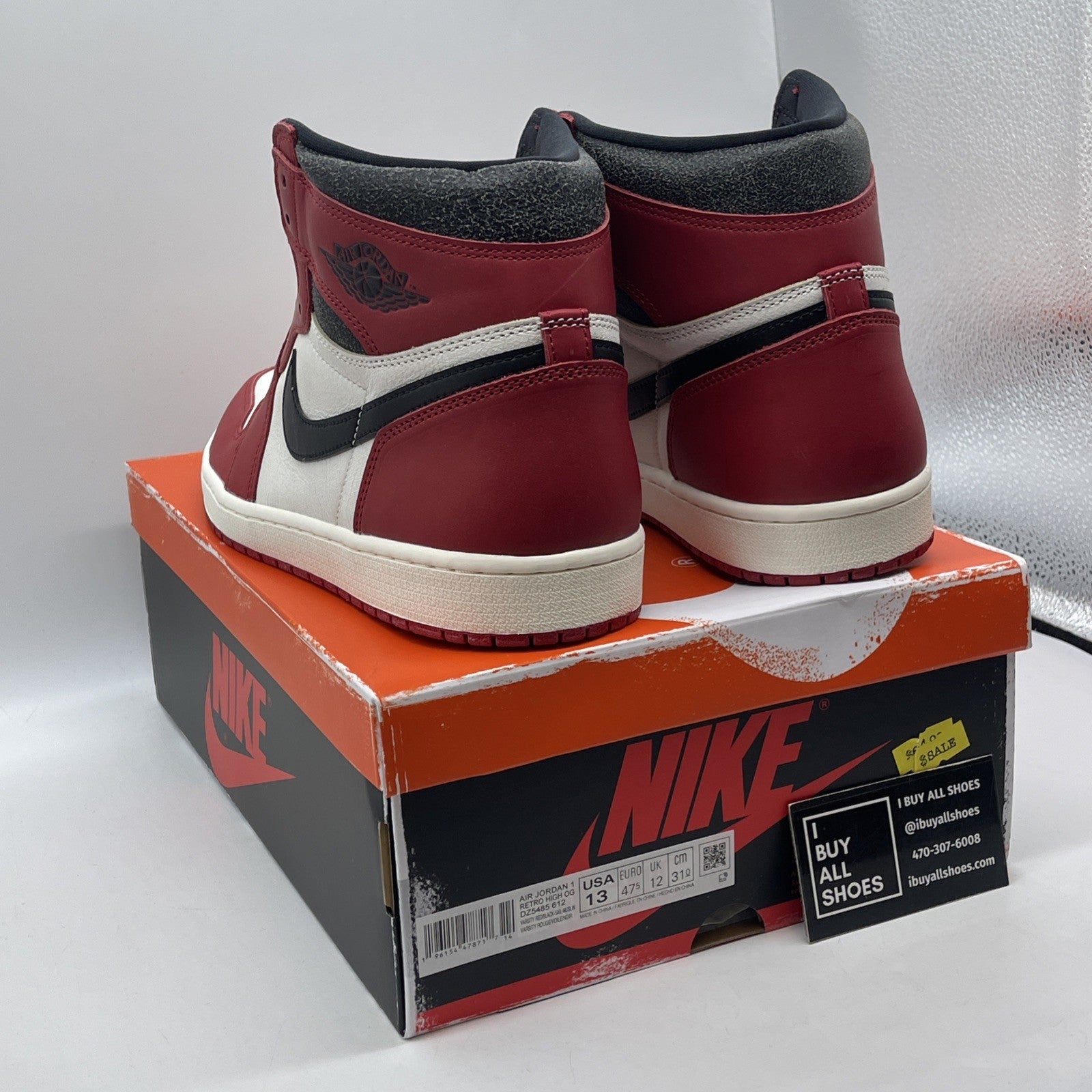 Size 13 - Jordan 1 Retro High OG Chicago Reimagined Lost & Found (DZ5485-612)