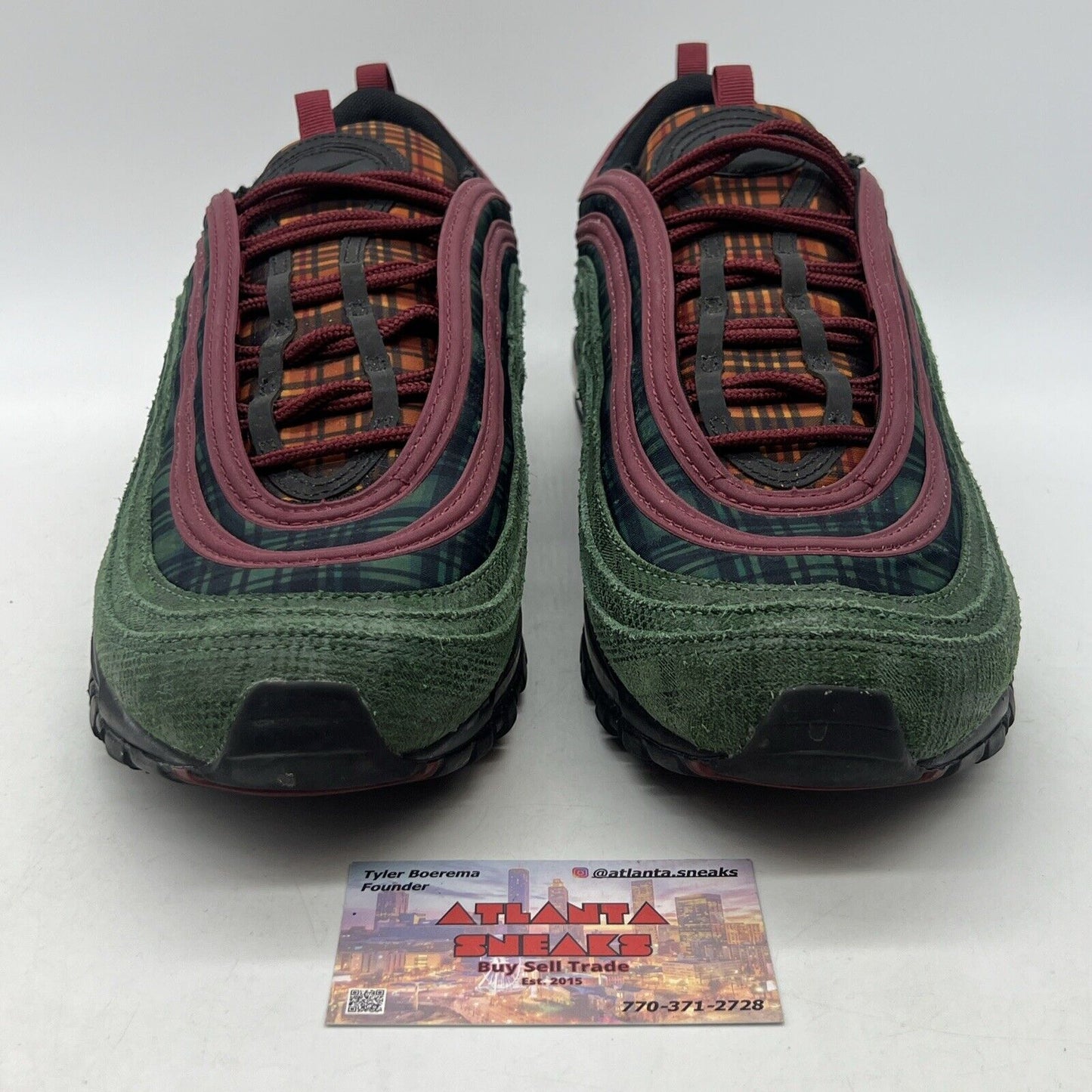 Size 12 - Nike Air Max 97 NRG Jacket Pack Green Maroon Black (AT6145-600)